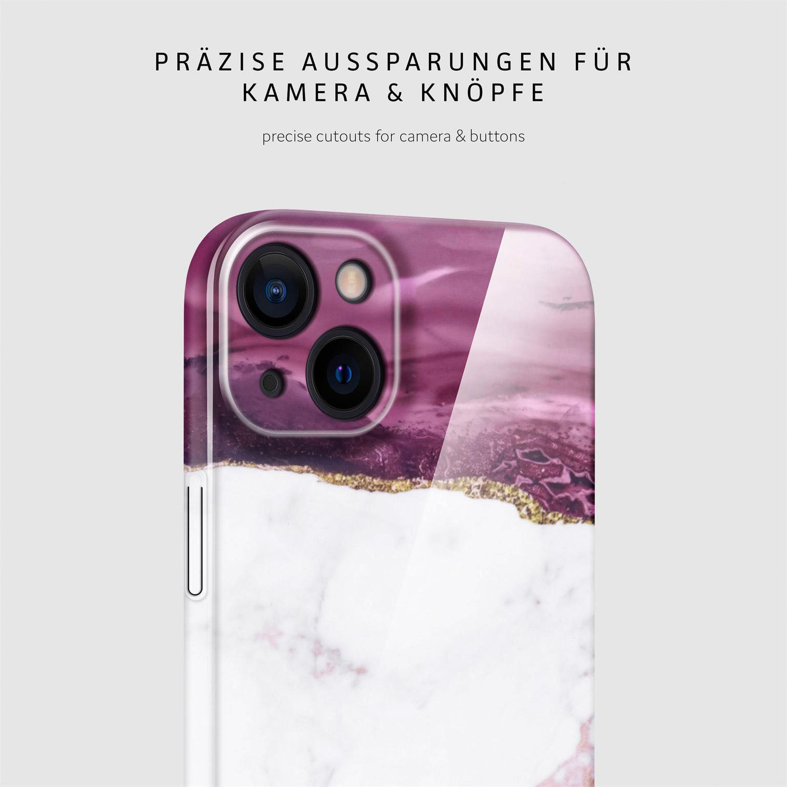 Bliss Cover für iPhone 14 in der Farbe Velvet Kiss (Rosa / Pink)