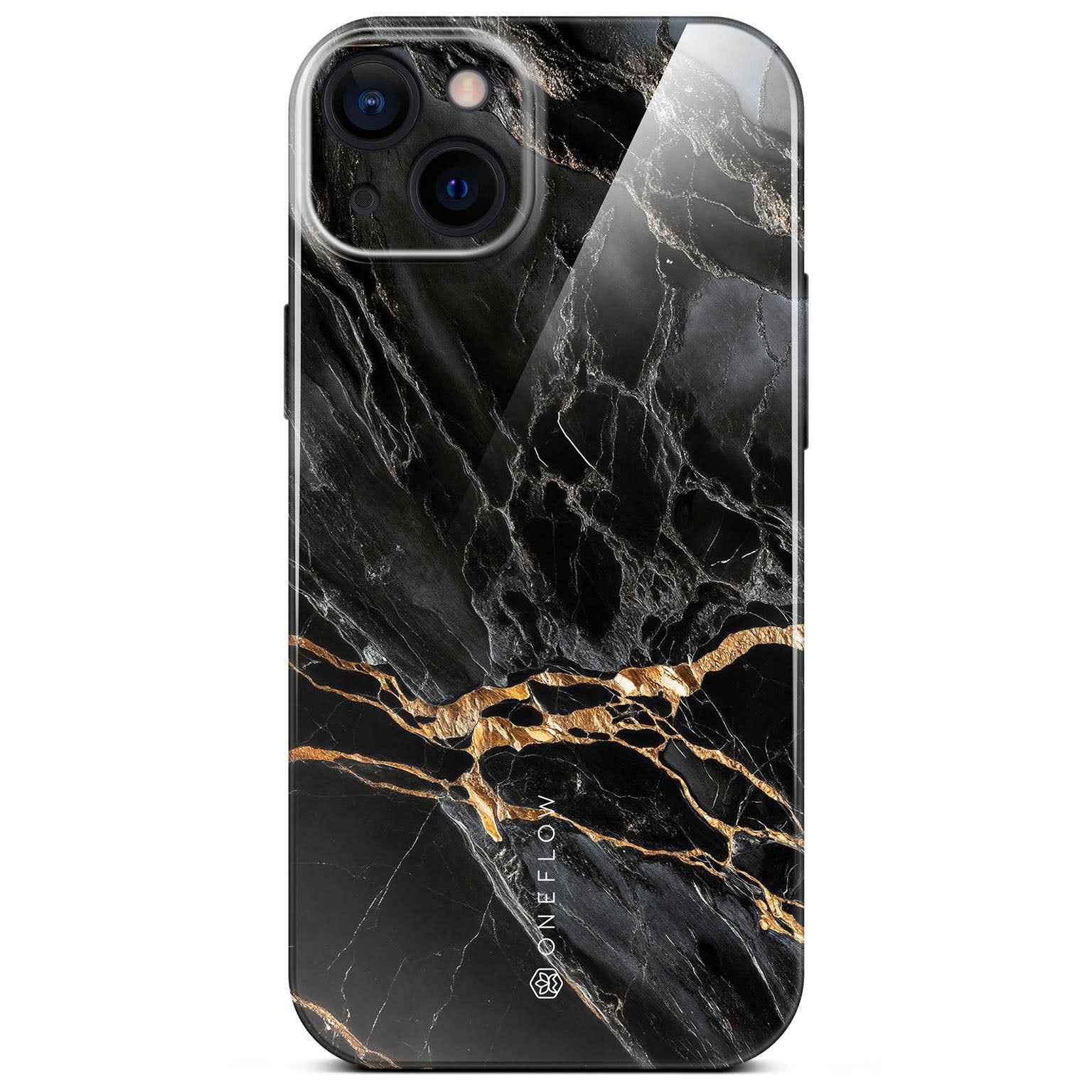 Bliss Cover für iPhone 14 in der Farbe Black Mirage (Schwarz)