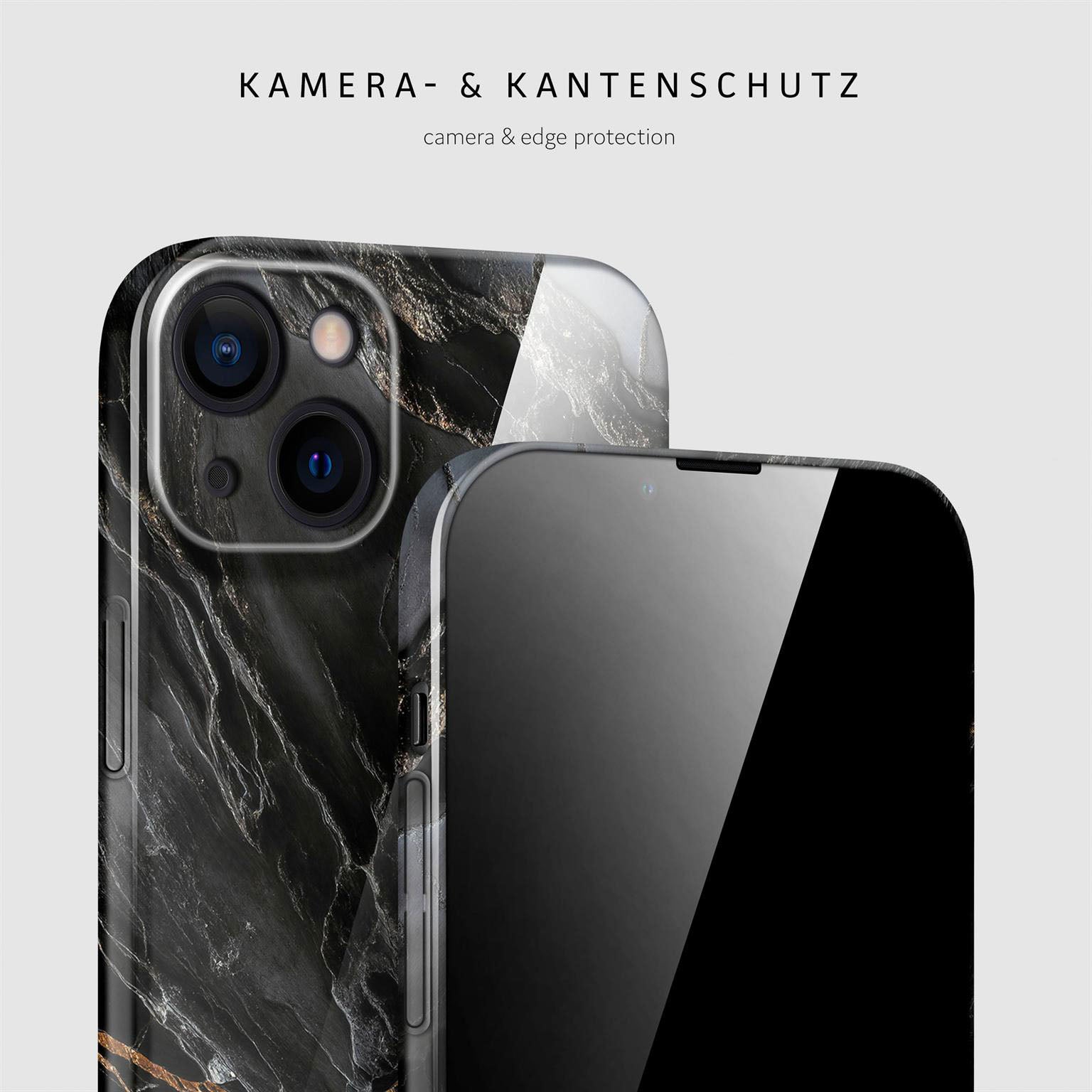 Bliss Cover für iPhone 14 in der Farbe Black Mirage (Schwarz)