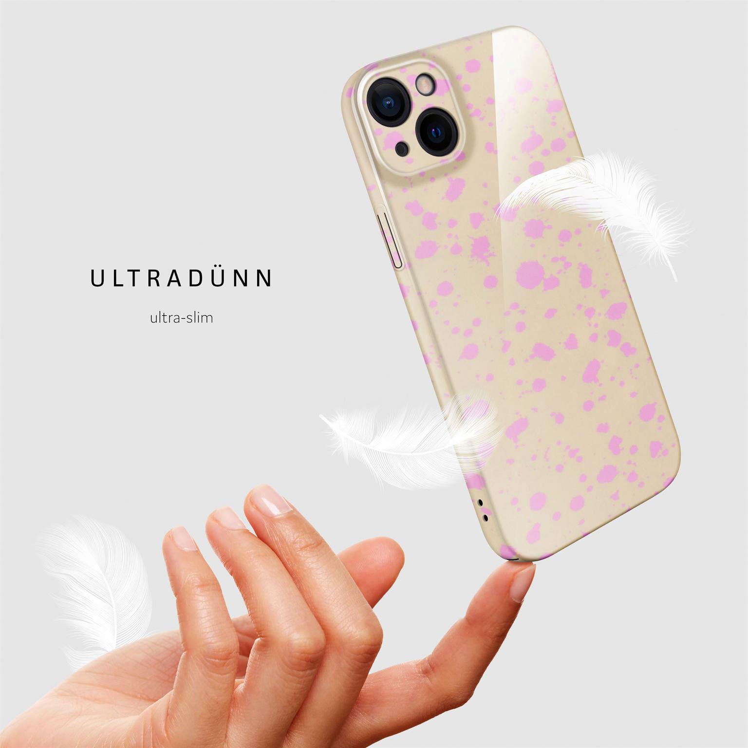 Splash Case für iPhone 14 in der Farbe Blush Pop (Rosa / Pink)