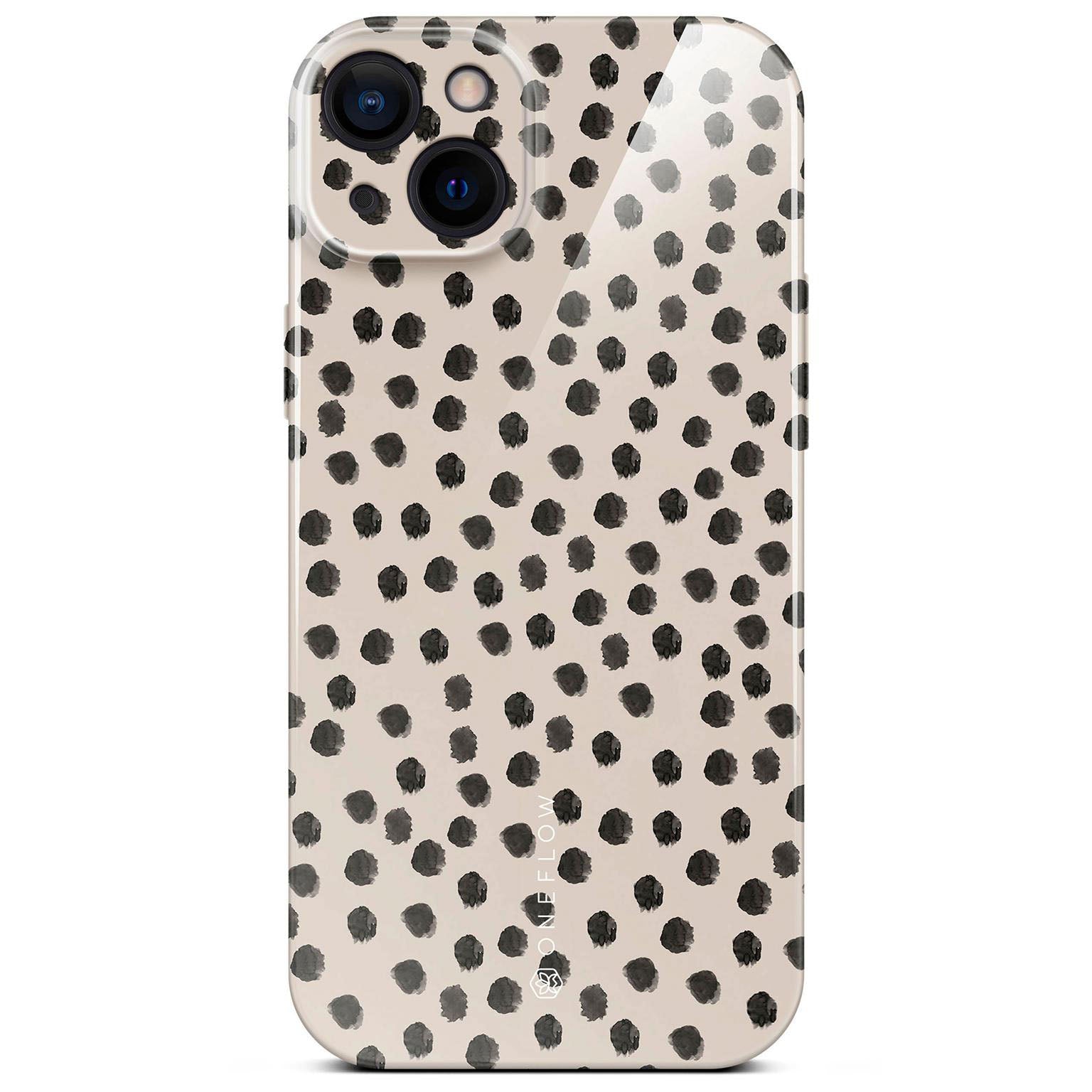 Splash Case für iPhone 14 in der Farbe Cookies & Cream (Braun / Beige)