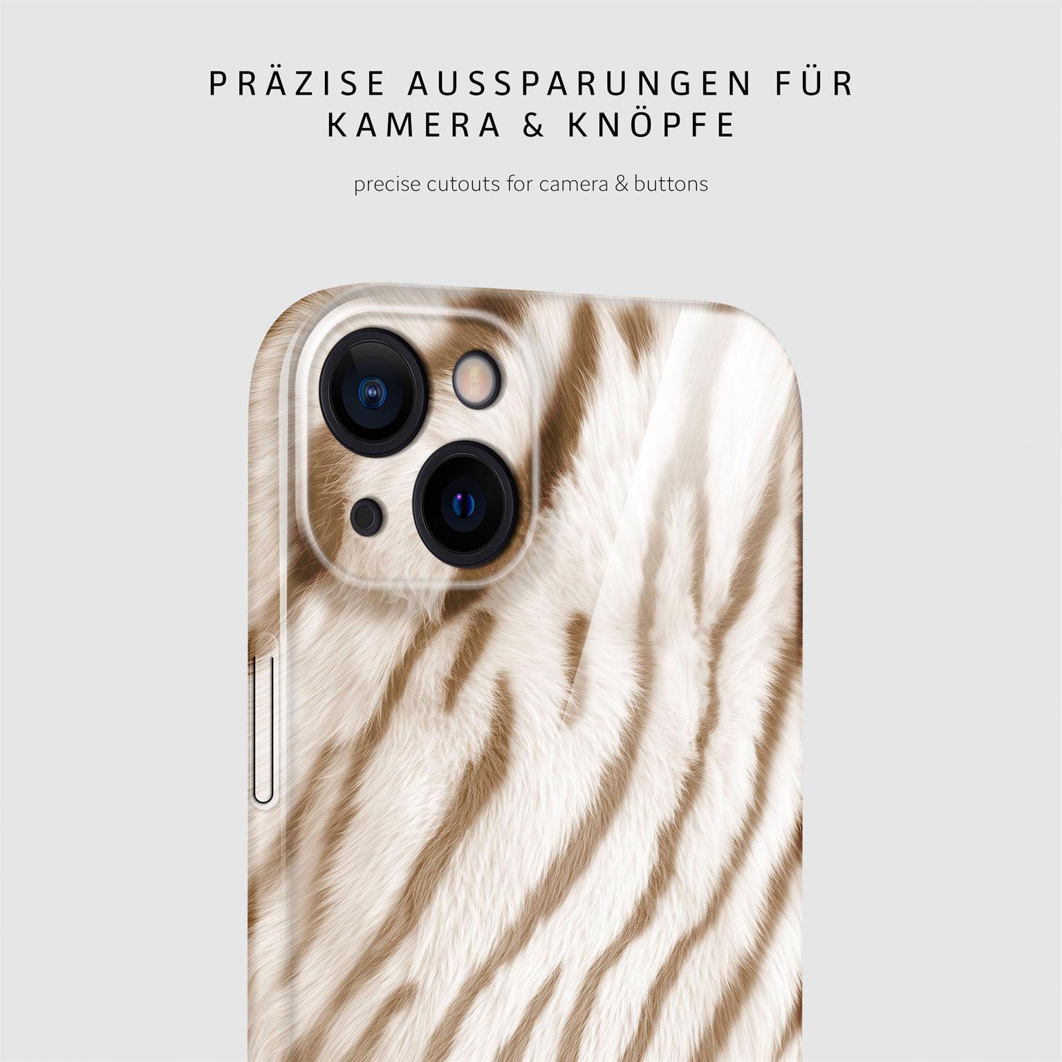 Wild Cover für iPhone 14 in der Farbe Caramel Tiger (Braun / Beige)