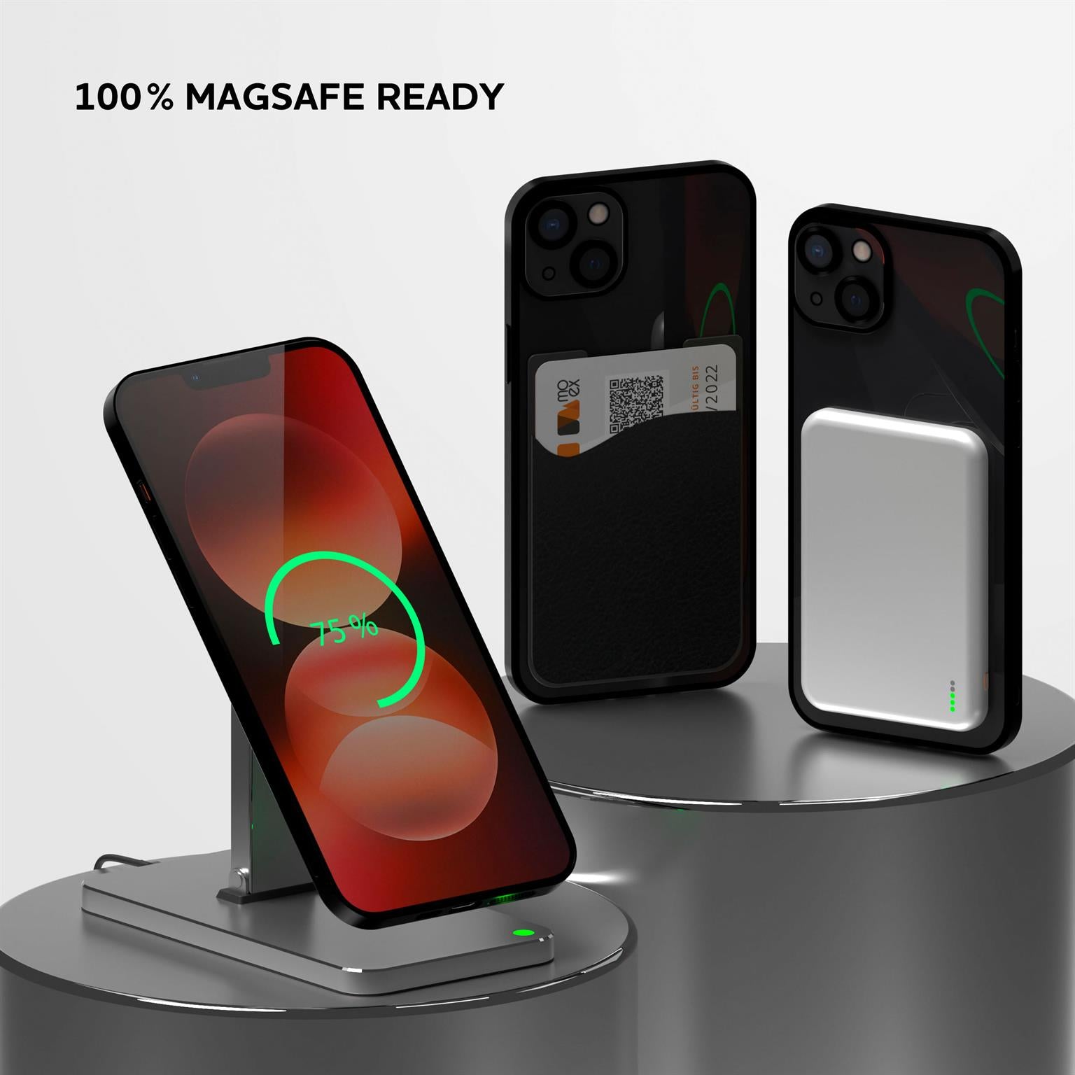Aura Case für iPhone 14 Plus in der Farbe Infinity Black (Schwarz)