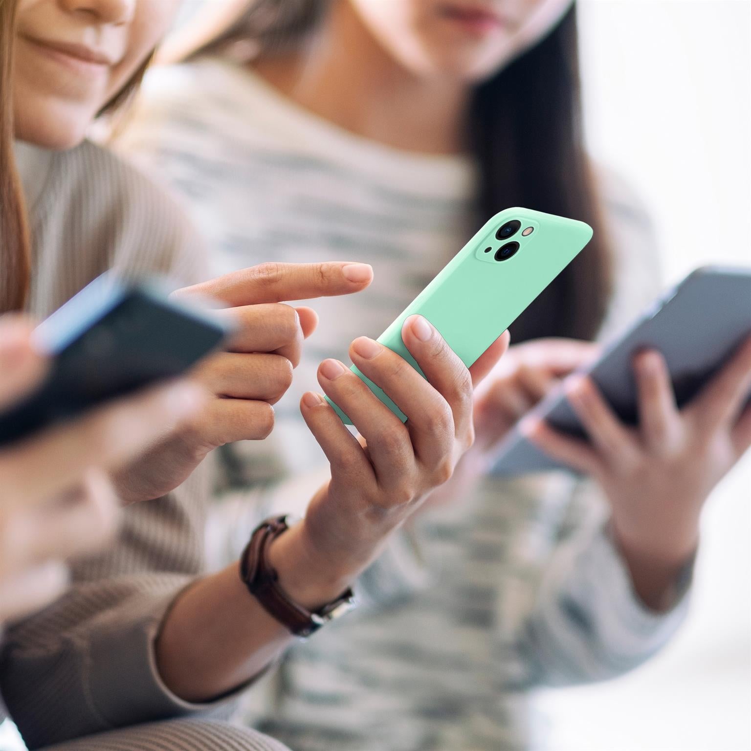 Soft Case für iPhone 14 Plus in der Farbe Mint (Mint / Türkis)
