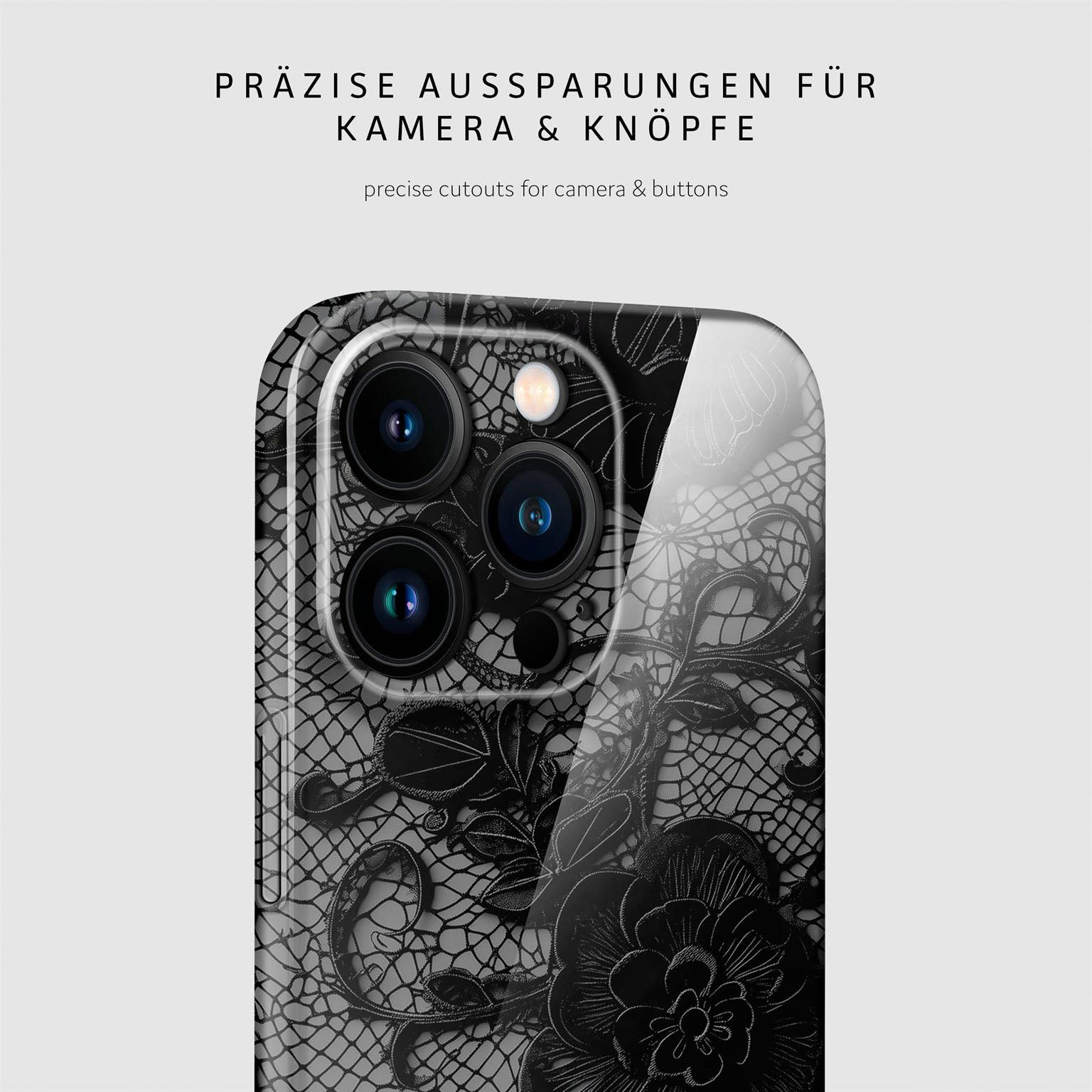 Splash Case für iPhone 14 Pro in der Farbe Delicate Dream (Schwarz)