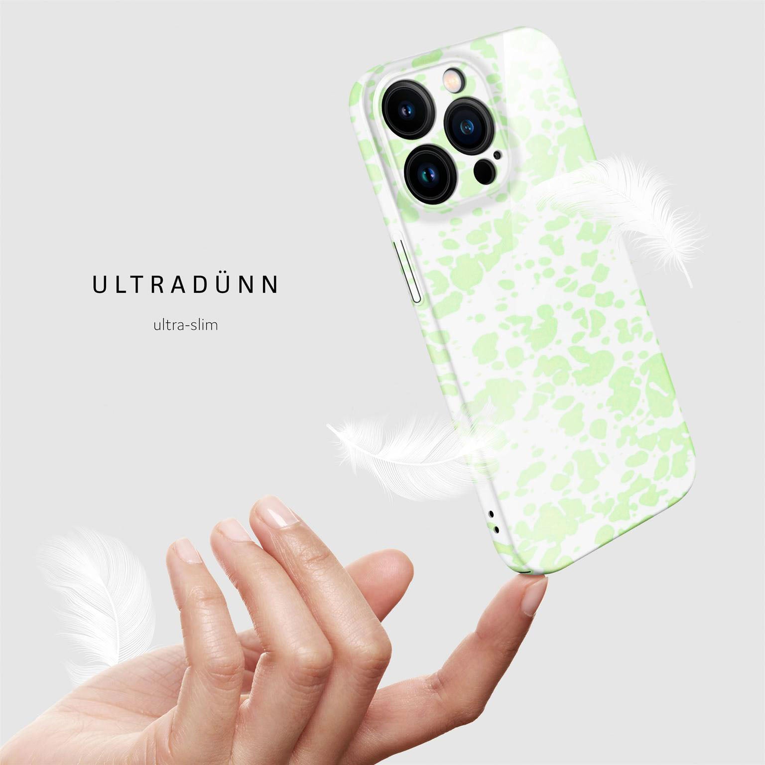 Splash Case für iPhone 14 Pro in der Farbe Mint Mirage (Grün)