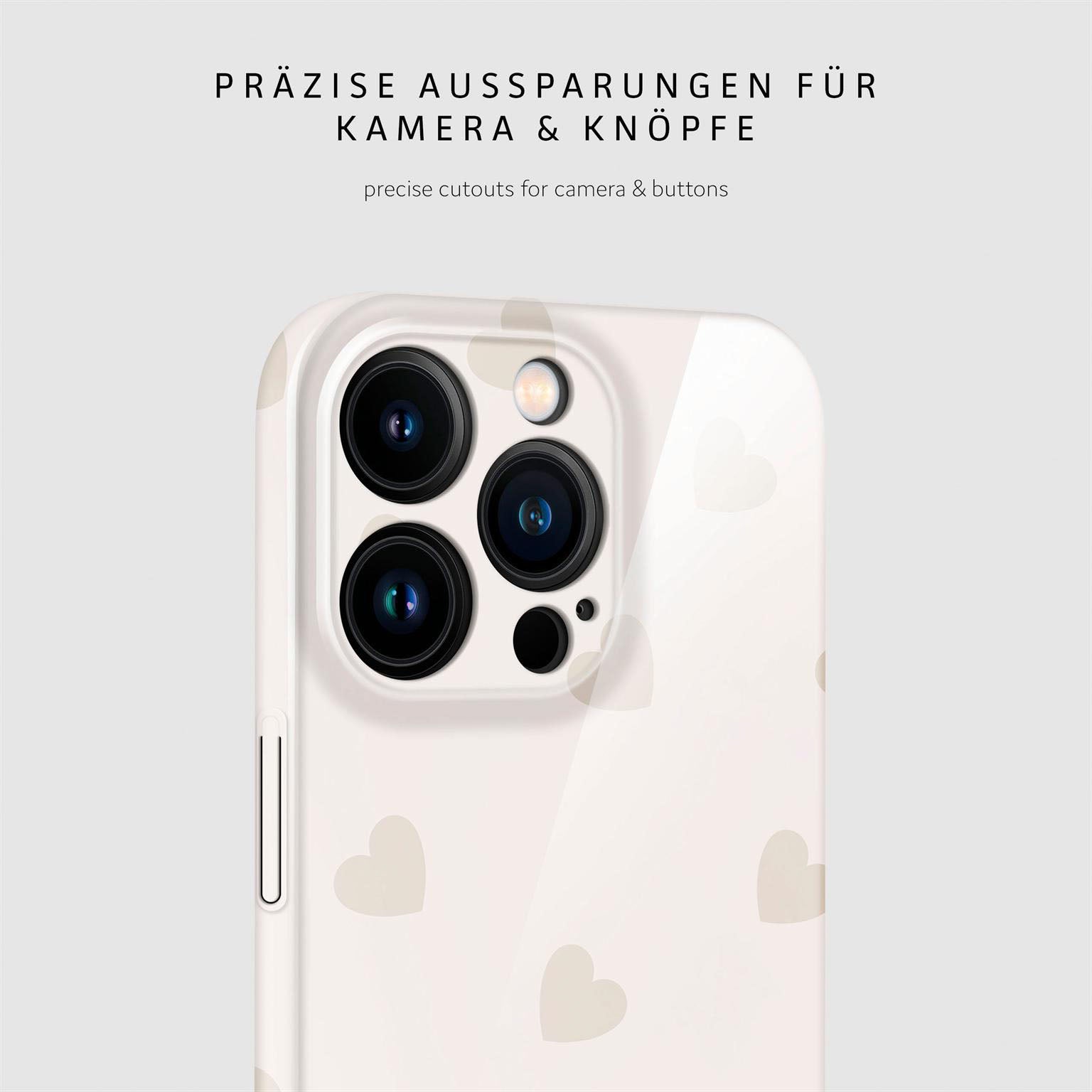 Splash Case für iPhone 14 Pro in der Farbe Latte Love (Braun / Beige)