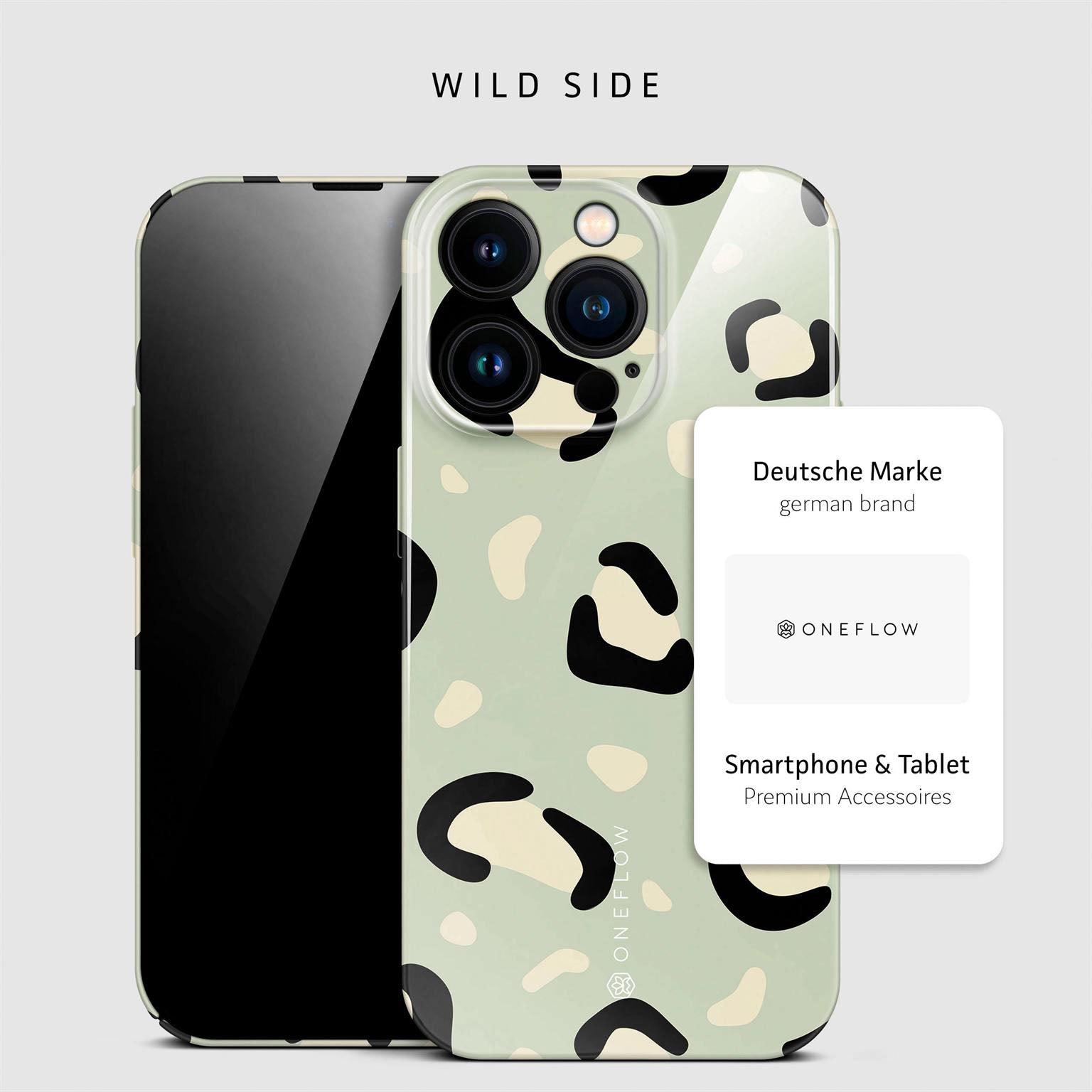Splash Case für iPhone 14 Pro in der Farbe Wild Side (Grün)