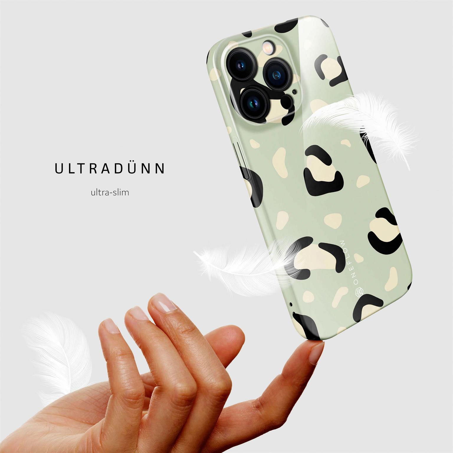 Splash Case für iPhone 14 Pro in der Farbe Wild Side (Grün)
