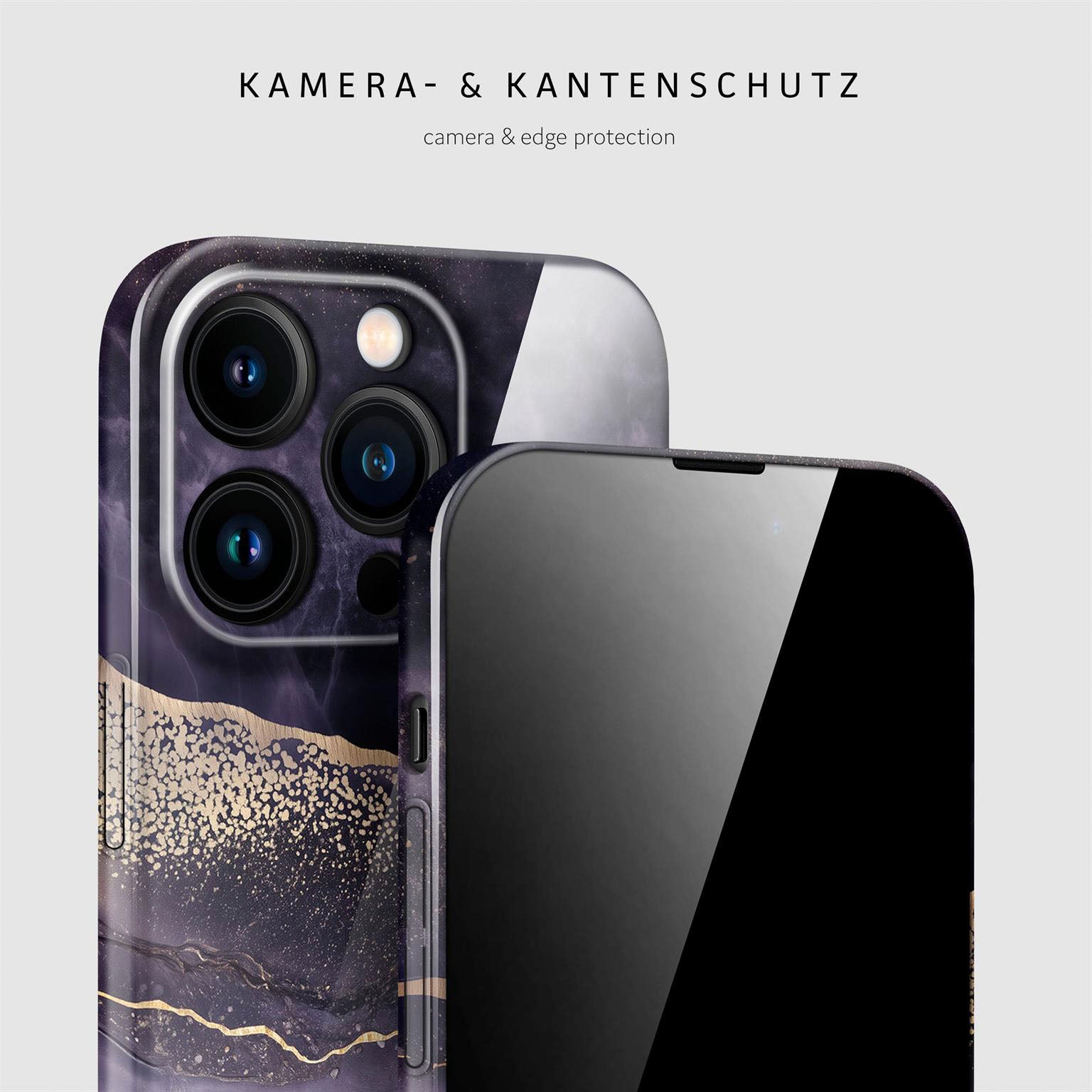 Bliss Cover für iPhone 14 Pro in der Farbe Twilight Glow (Lila / Violett)