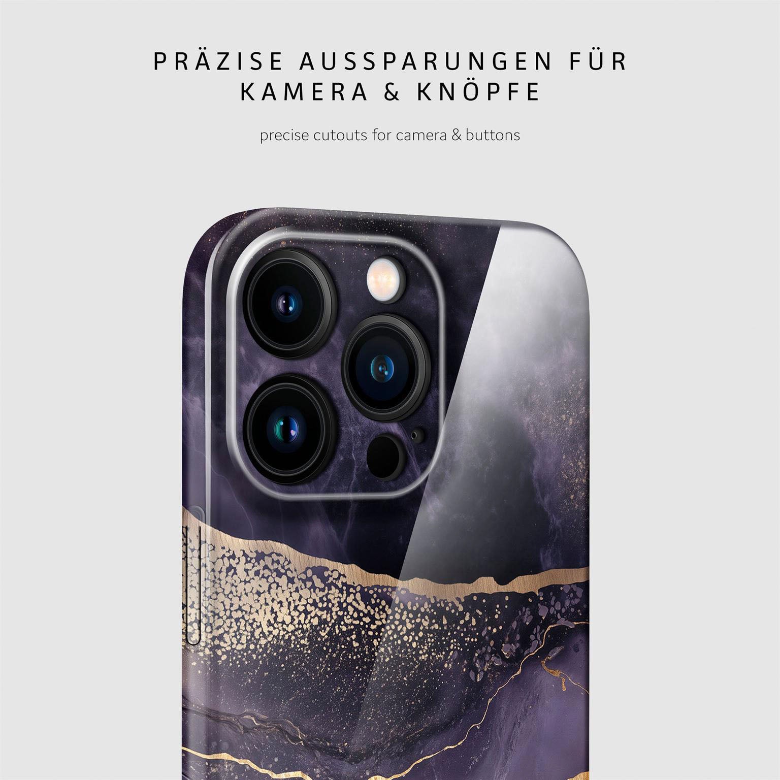 Bliss Cover für iPhone 14 Pro in der Farbe Twilight Glow (Lila / Violett)