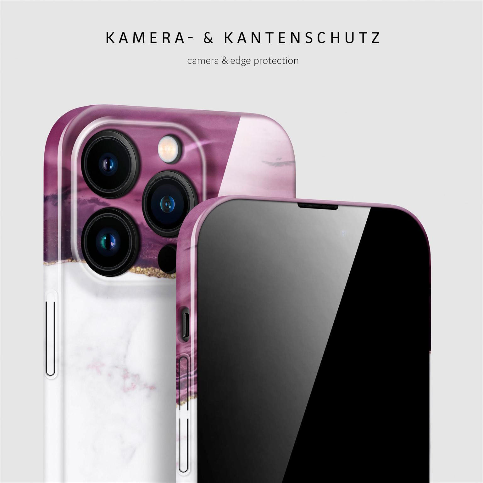 Bliss Cover für iPhone 14 Pro in der Farbe Velvet Kiss (Rosa / Pink)