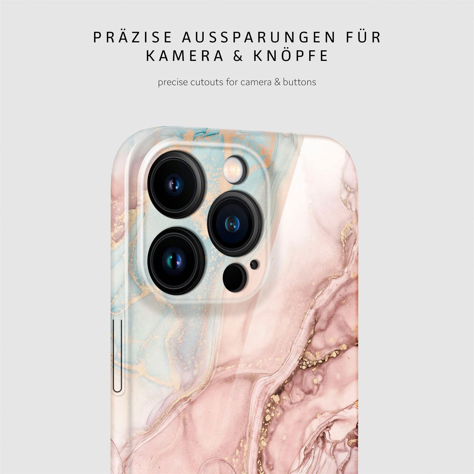 Bliss Cover für iPhone 14 Pro in der Farbe Rose Serenity (Rosa / Pink)