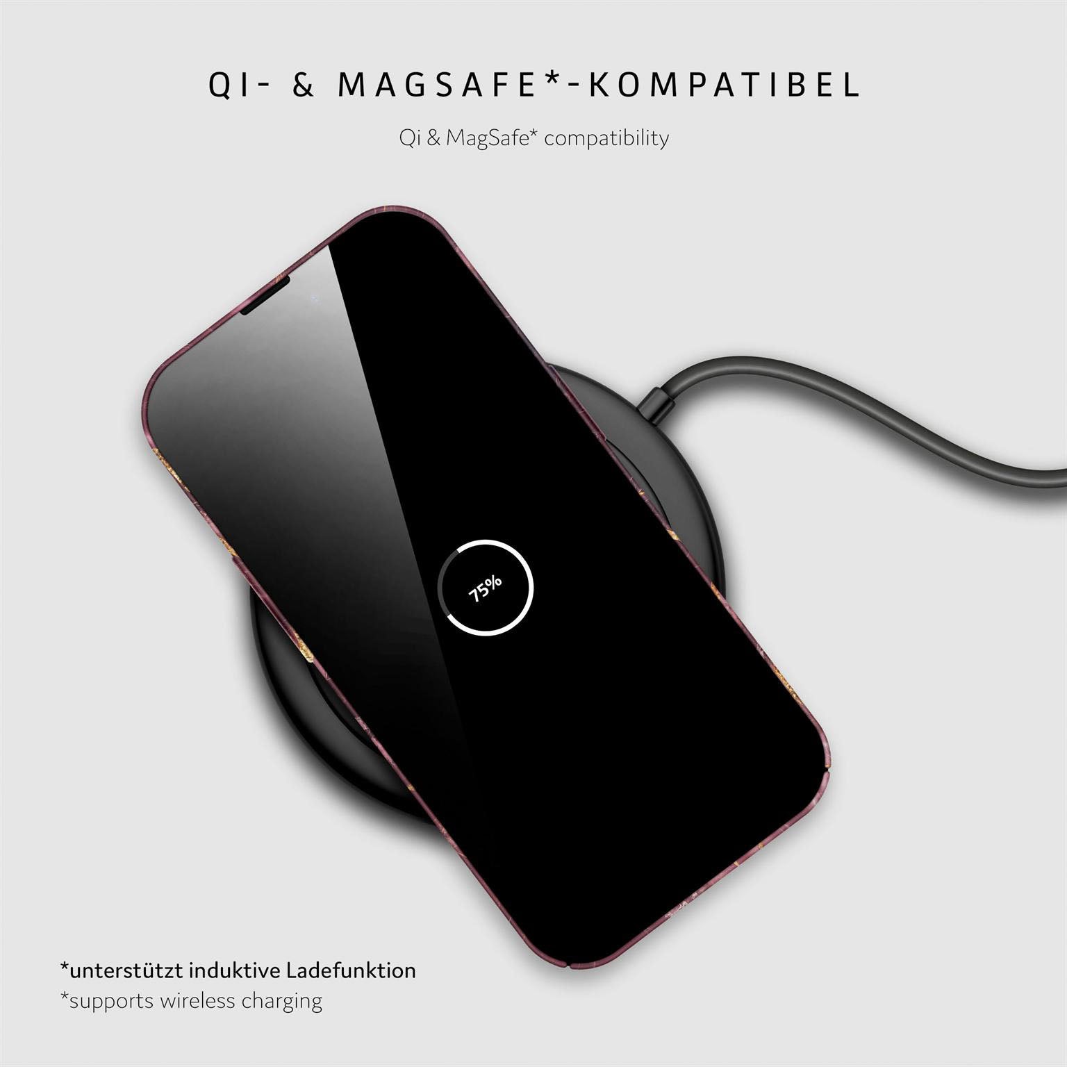 Bliss Cover für iPhone 14 Pro in der Farbe Velvet Wine (Rot)