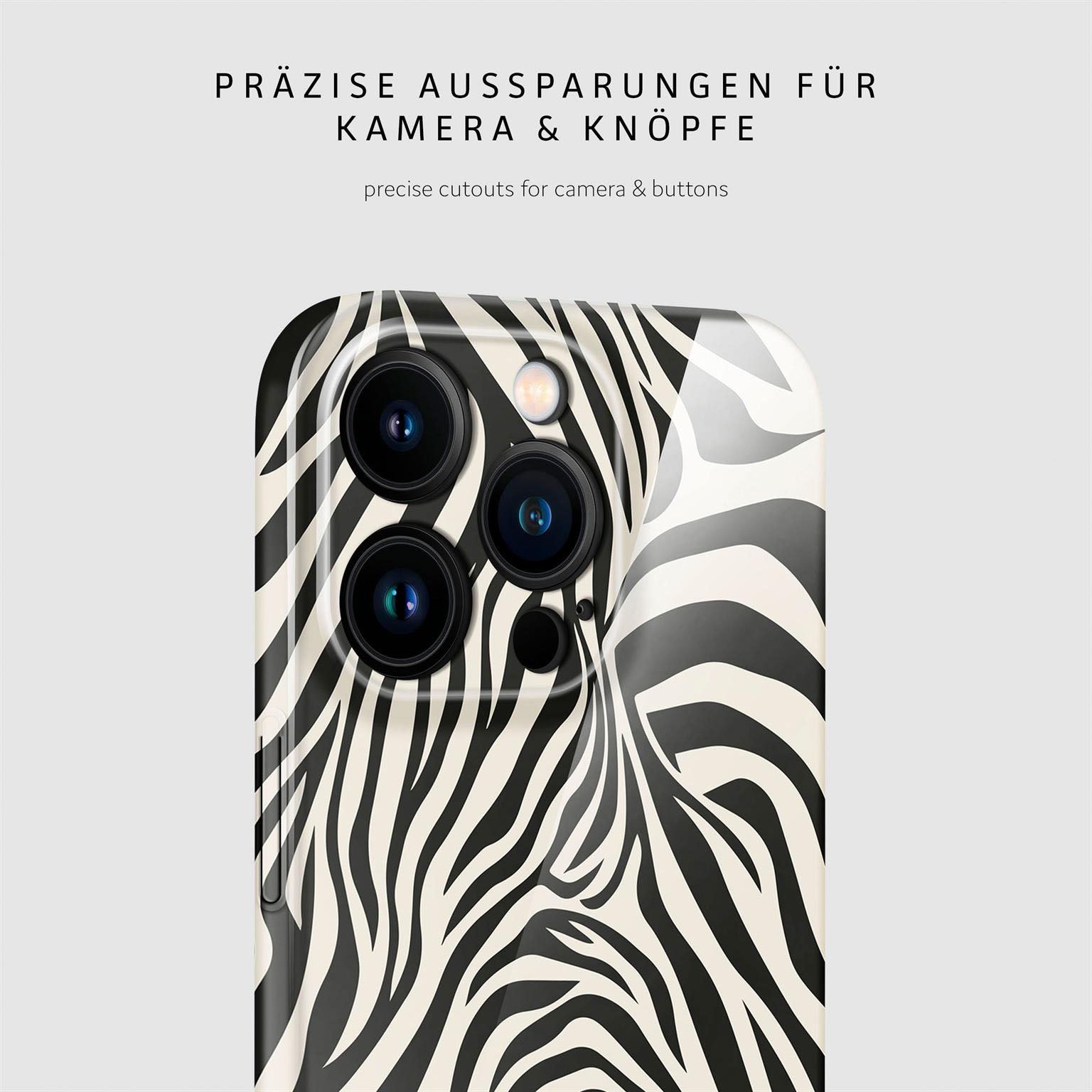 Wild Cover für iPhone 14 Pro in der Farbe Electric Zebra (Mehrfarbig)