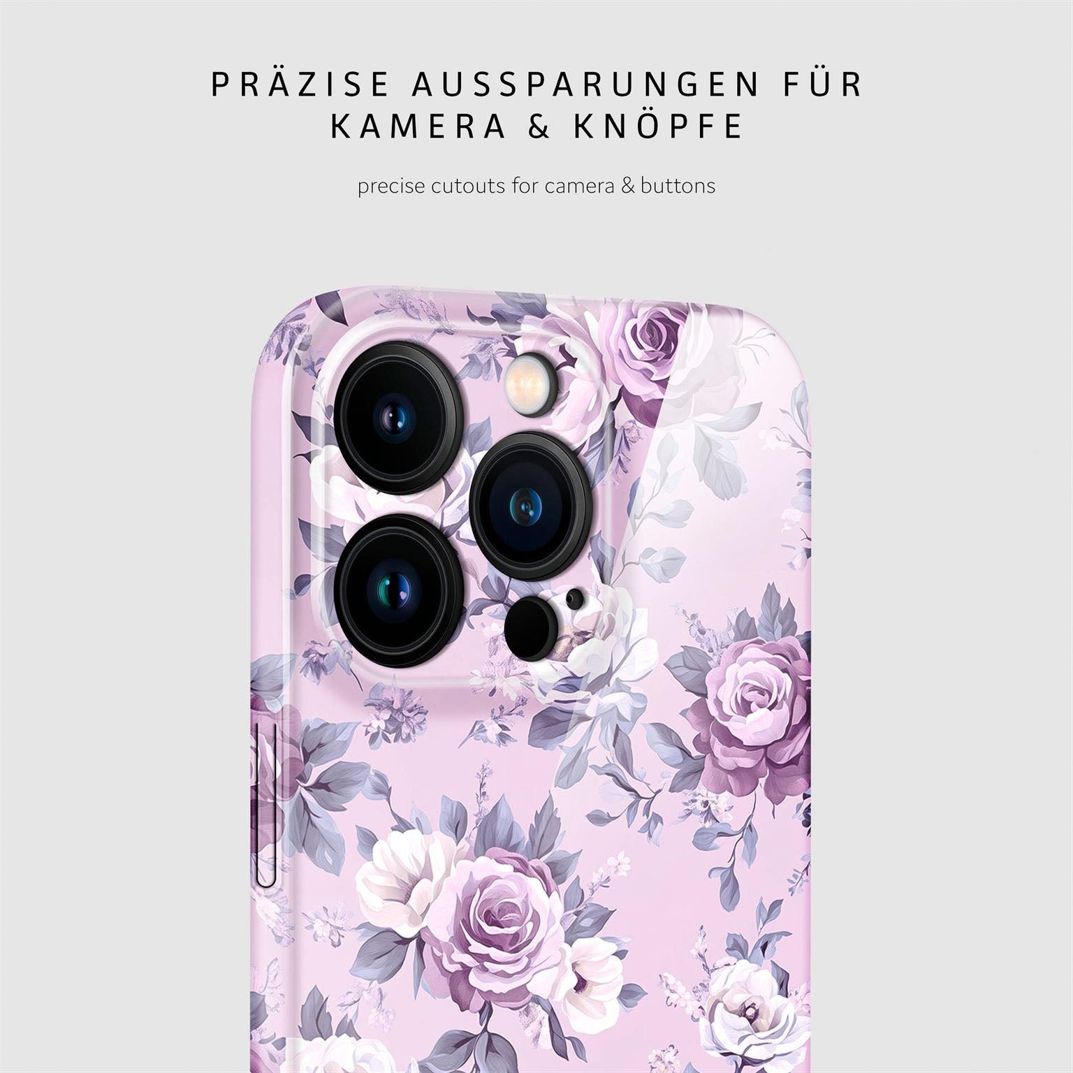 Flower Cover für iPhone 14 Pro Max in der Farbe Lavender Dream (Lila / Violett)