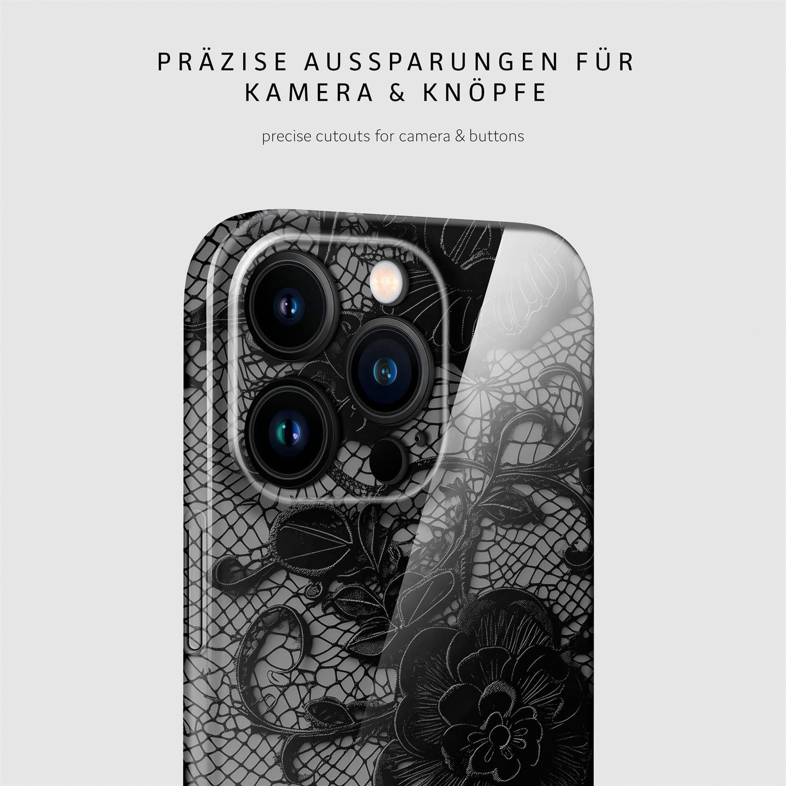 Splash Case für iPhone 14 Pro Max in der Farbe Delicate Dream (Schwarz)