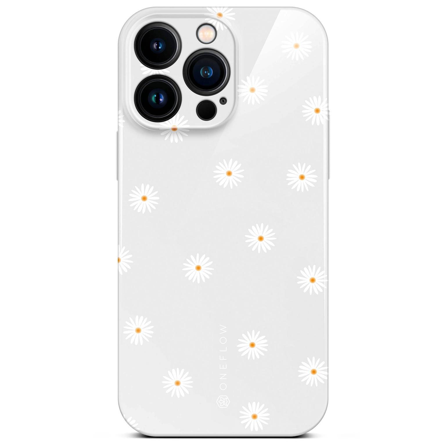 Splash Case für iPhone 14 Pro Max in der Farbe Daisy Delight (Weiß)