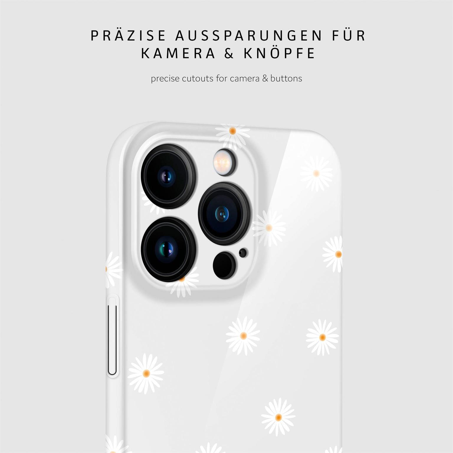 Splash Case für iPhone 14 Pro Max in der Farbe Daisy Delight (Weiß)