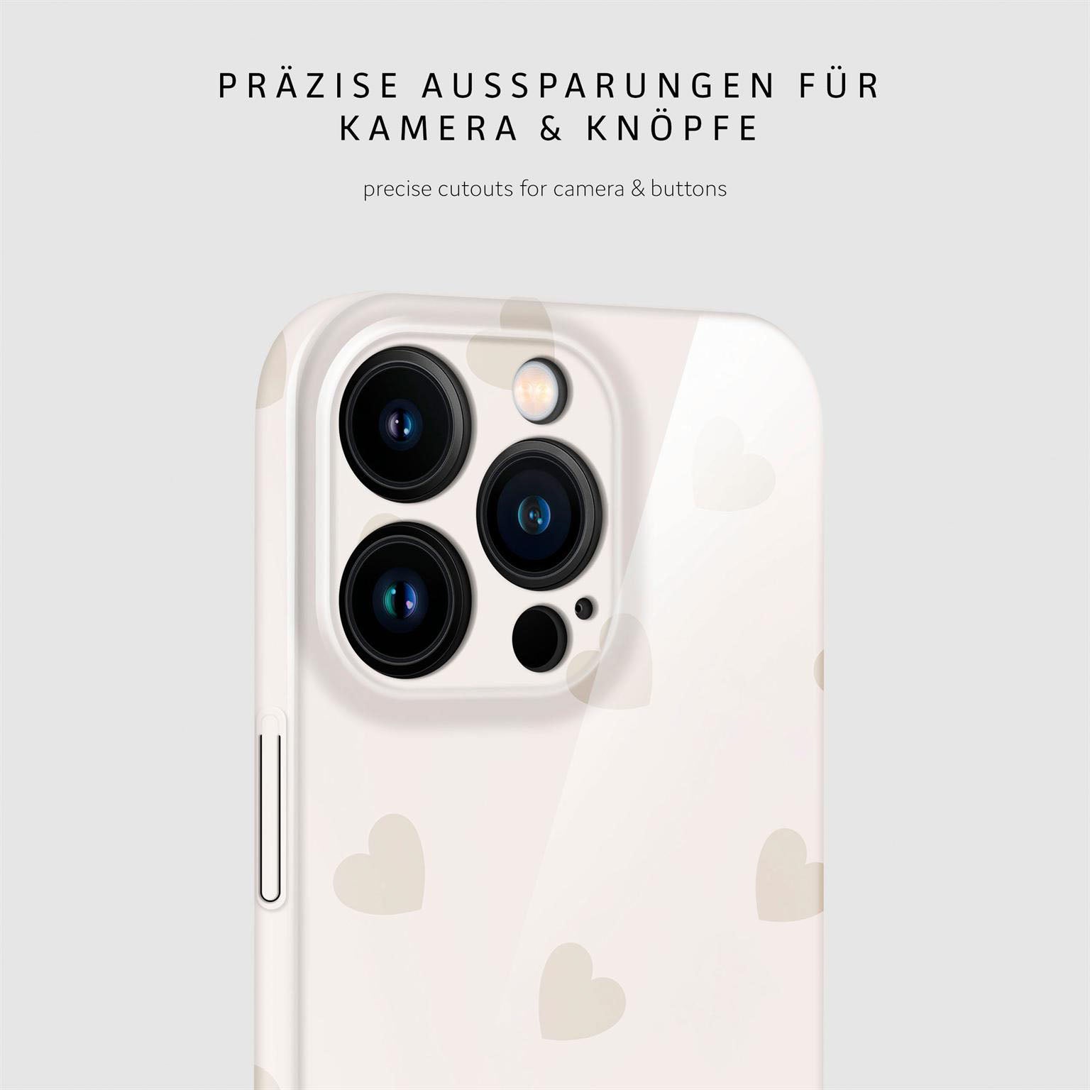 Splash Case für iPhone 14 Pro Max in der Farbe Latte Love (Braun / Beige)