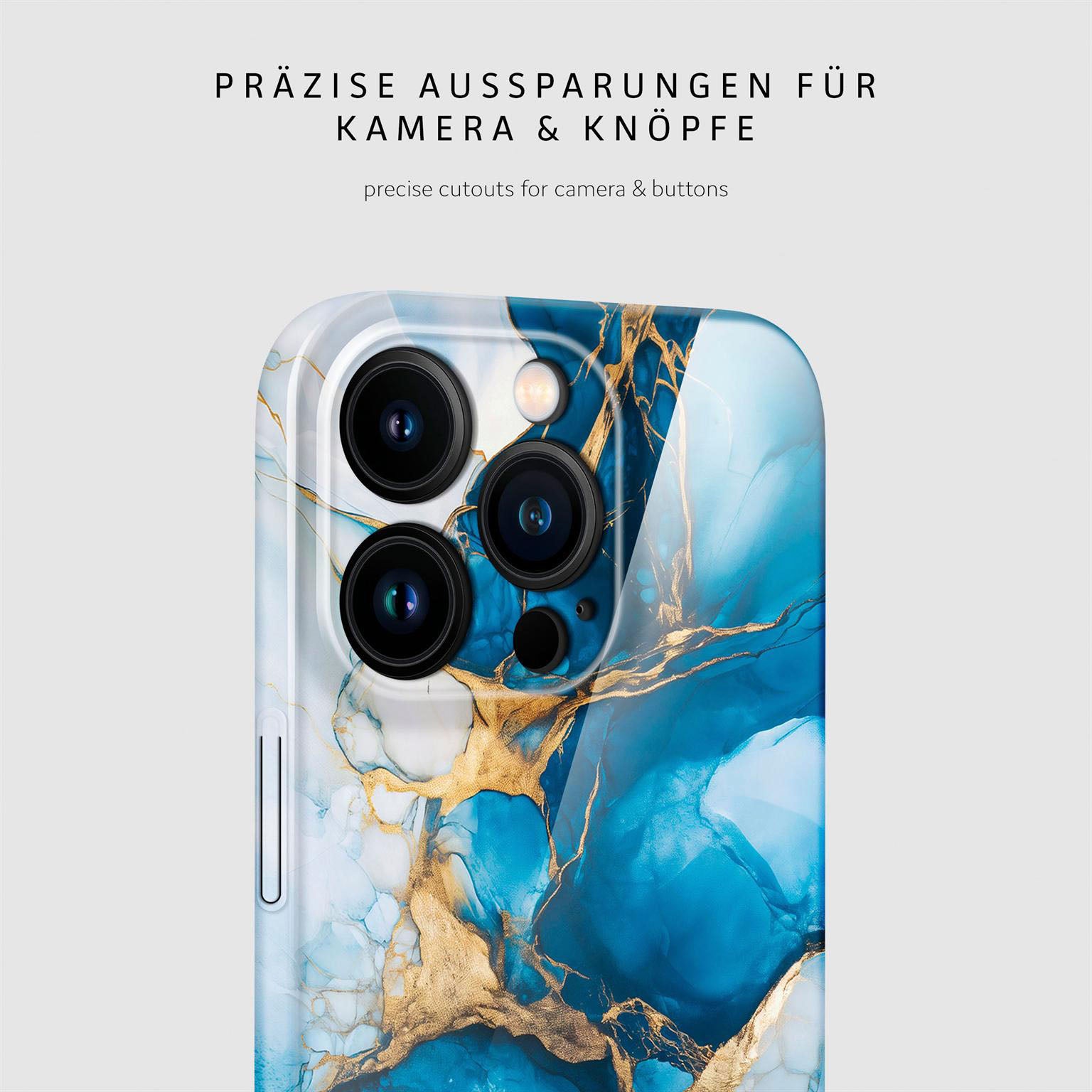 Bliss Cover für iPhone 14 Pro Max in der Farbe Sapphire Dream (Blau)
