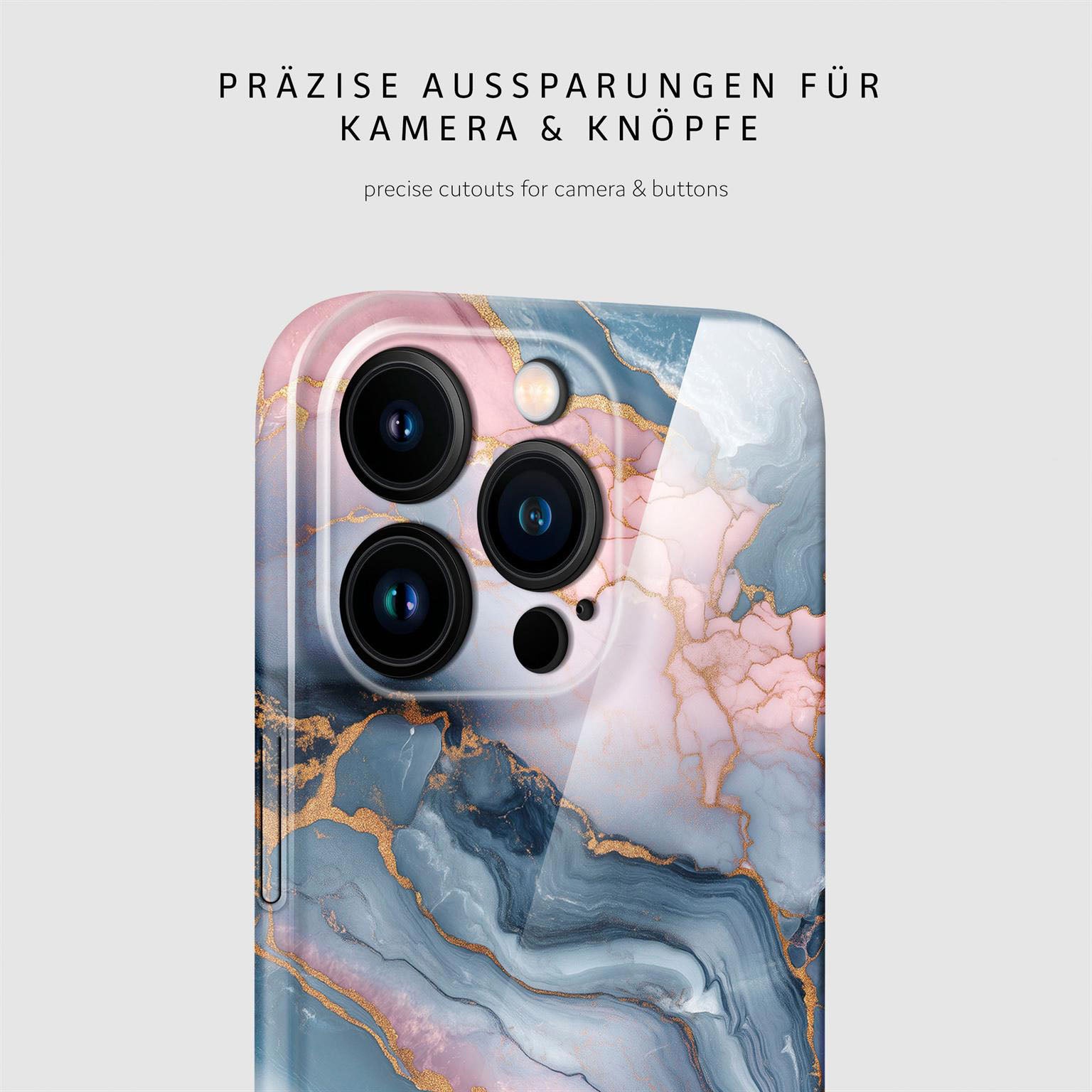 Bliss Cover für iPhone 14 Pro Max in der Farbe Aurora Lagoon (Mehrfarbig (bunt))