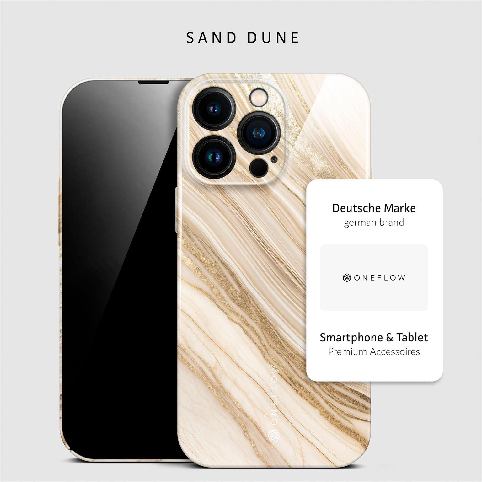 Bliss Cover für iPhone 14 Pro Max in der Farbe Sand Dune (Braun / Beige)