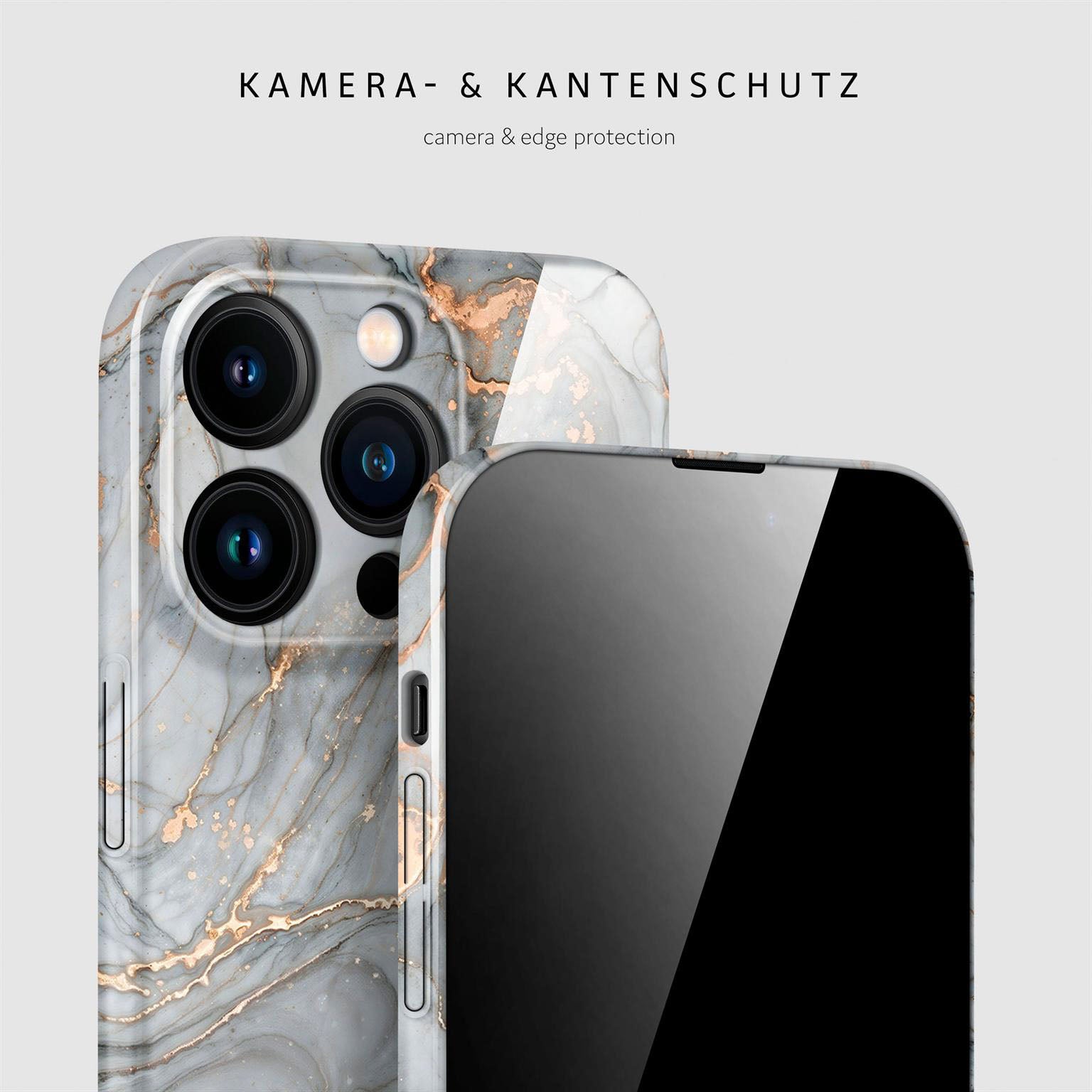 Bliss Cover für iPhone 14 Pro Max in der Farbe Soft Granite (Grau)