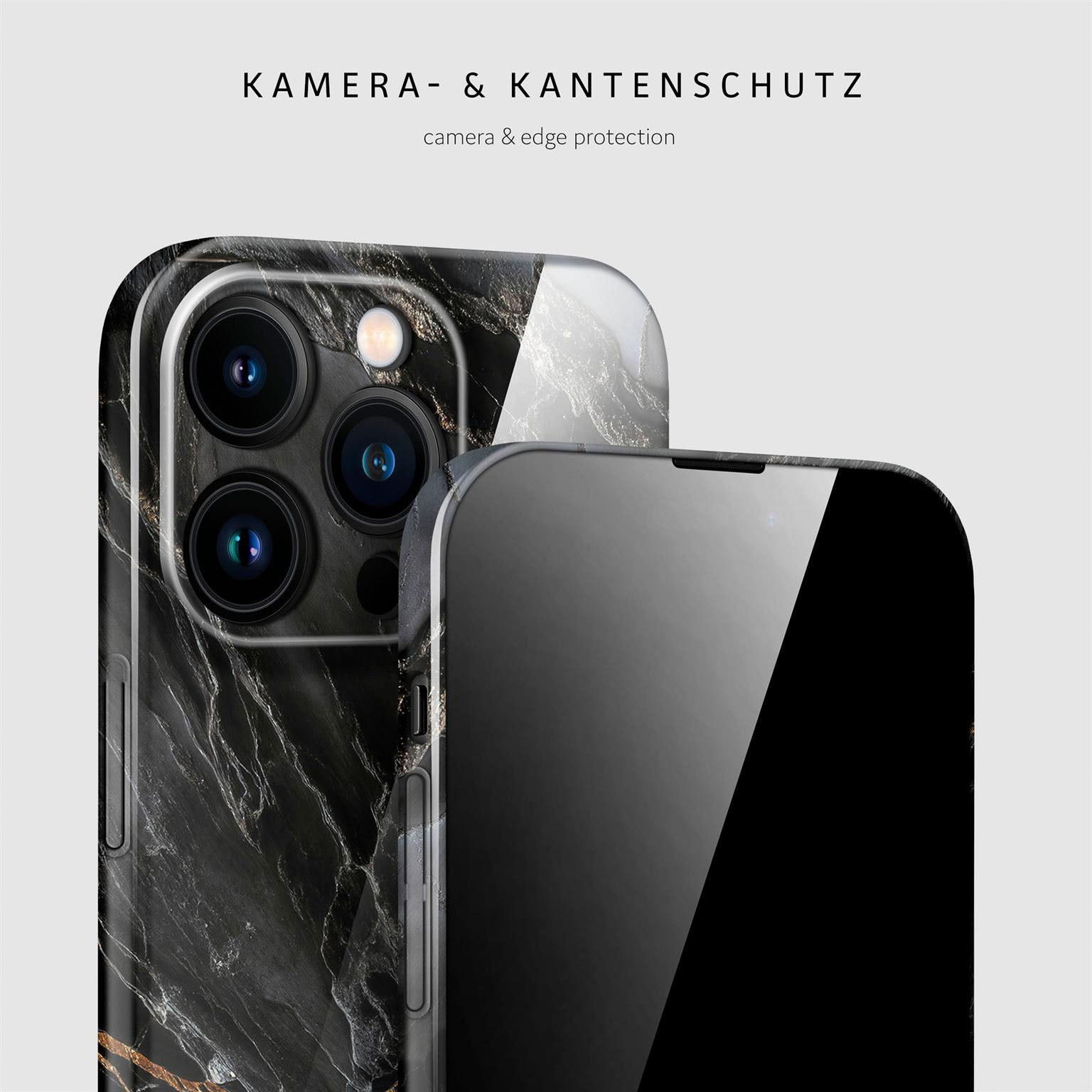 Bliss Cover für iPhone 14 Pro Max in der Farbe Black Mirage (Schwarz)
