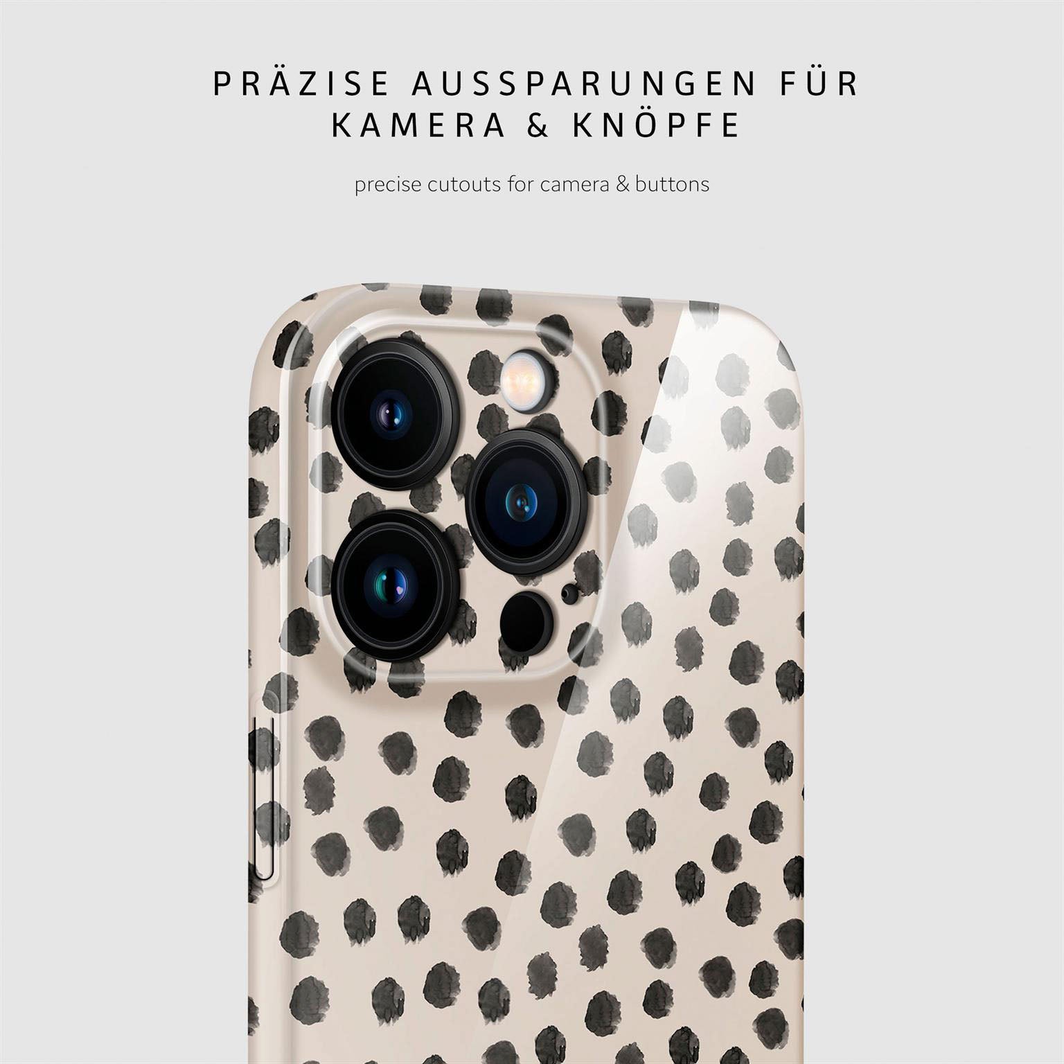 Splash Case für iPhone 14 Pro Max in der Farbe Cookies & Cream (Braun / Beige)