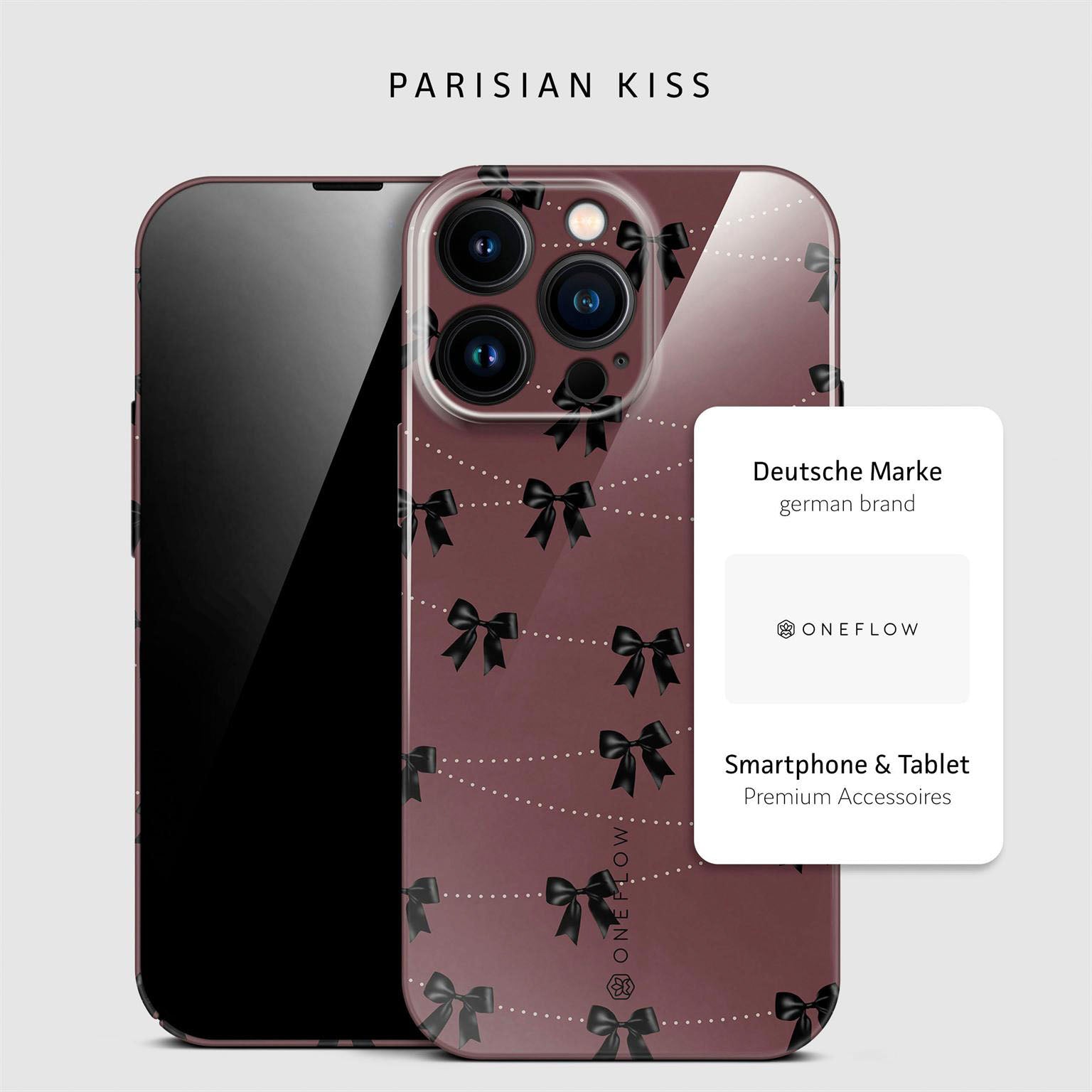 Splash Case für iPhone 14 Pro Max in der Farbe Parisian Kiss (Rot)