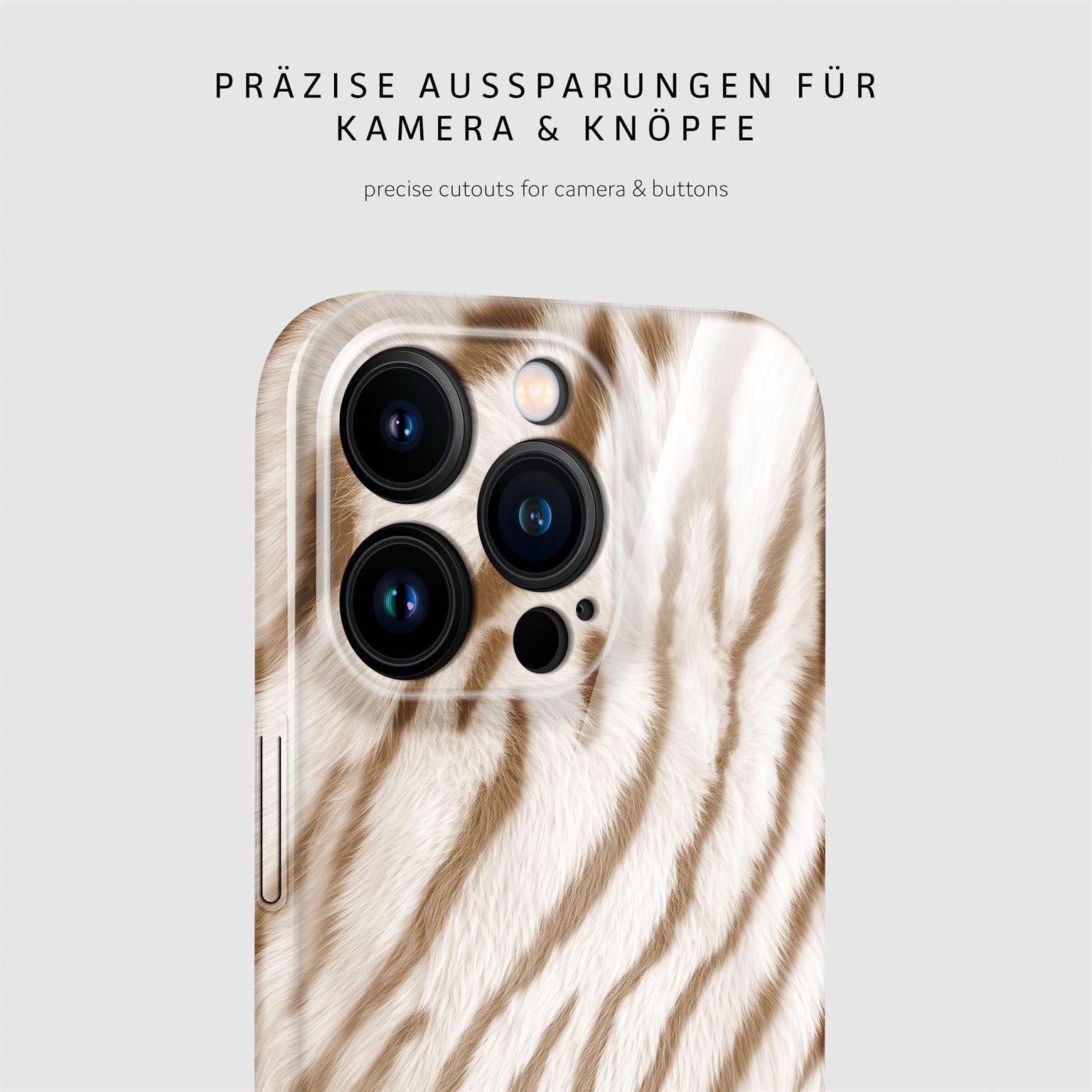 Wild Cover für iPhone 14 Pro Max in der Farbe Caramel Tiger (Braun / Beige)