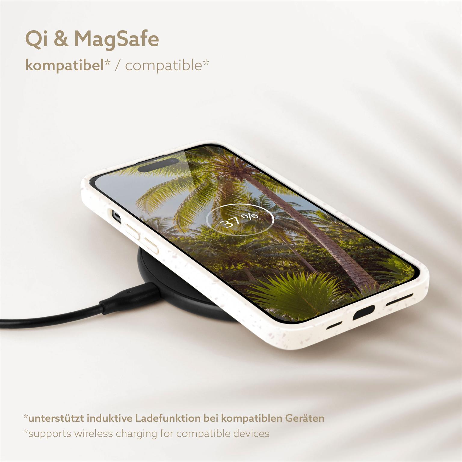 Sama Sama Case für iPhone 15 in der Farbe NUSA (Weiß)