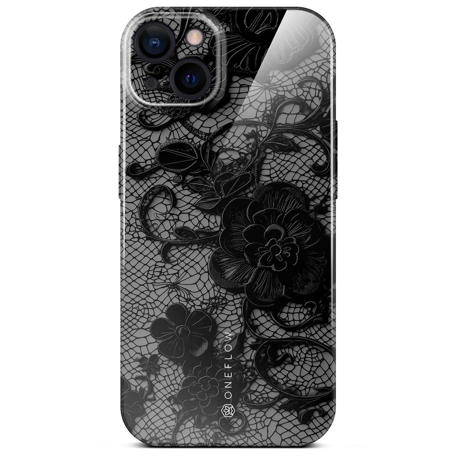 Splash Case für iPhone 15 in der Farbe Delicate Dream (Schwarz)