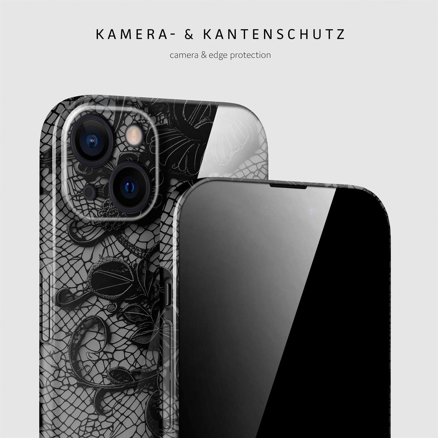 Splash Case für iPhone 15 in der Farbe Delicate Dream (Schwarz)