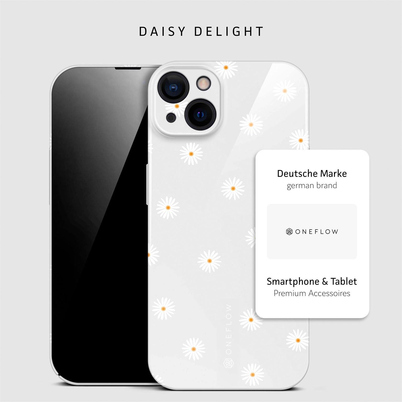 Splash Case für iPhone 15 in der Farbe Daisy Delight (Weiß)