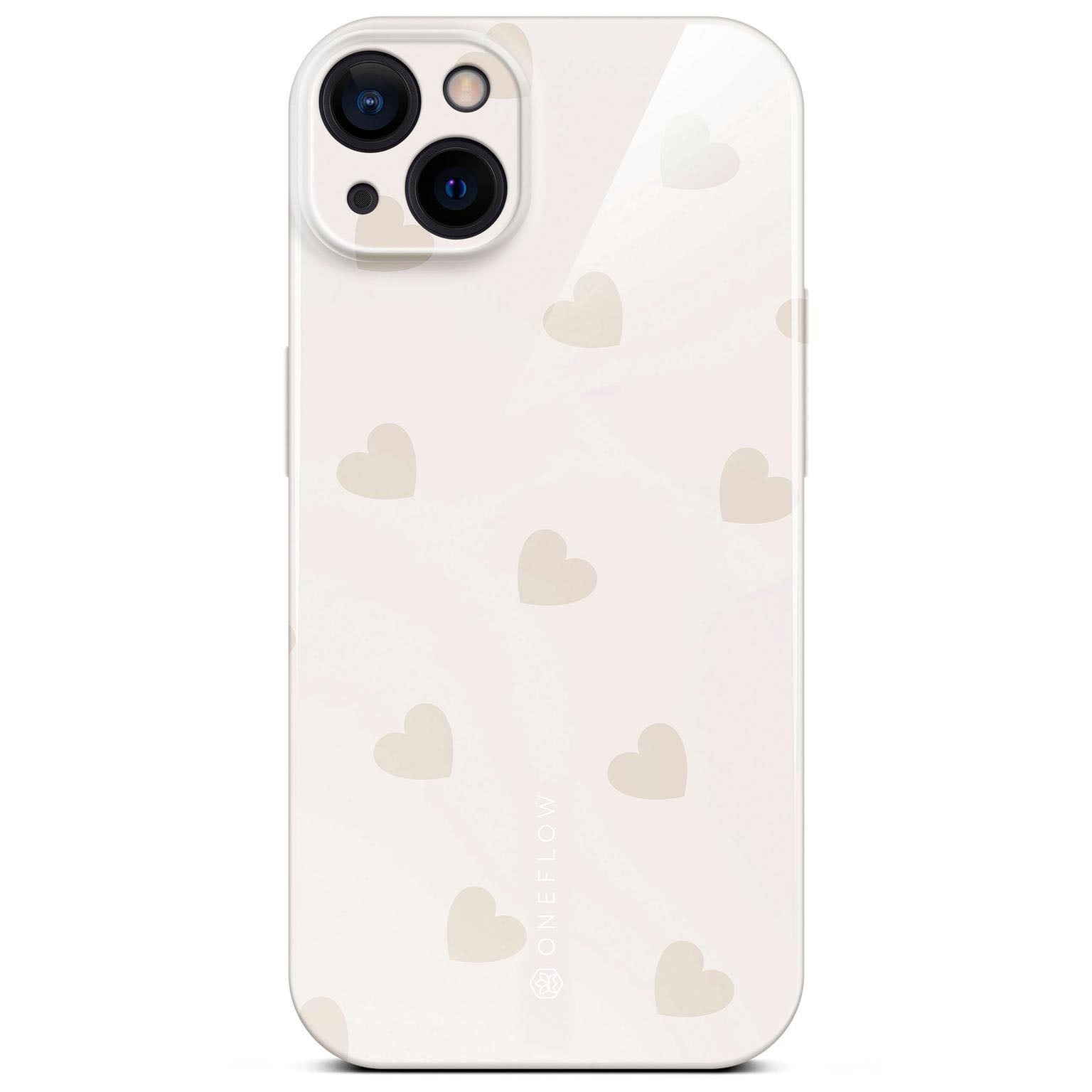 Splash Case für iPhone 15 in der Farbe Latte Love (Braun / Beige)