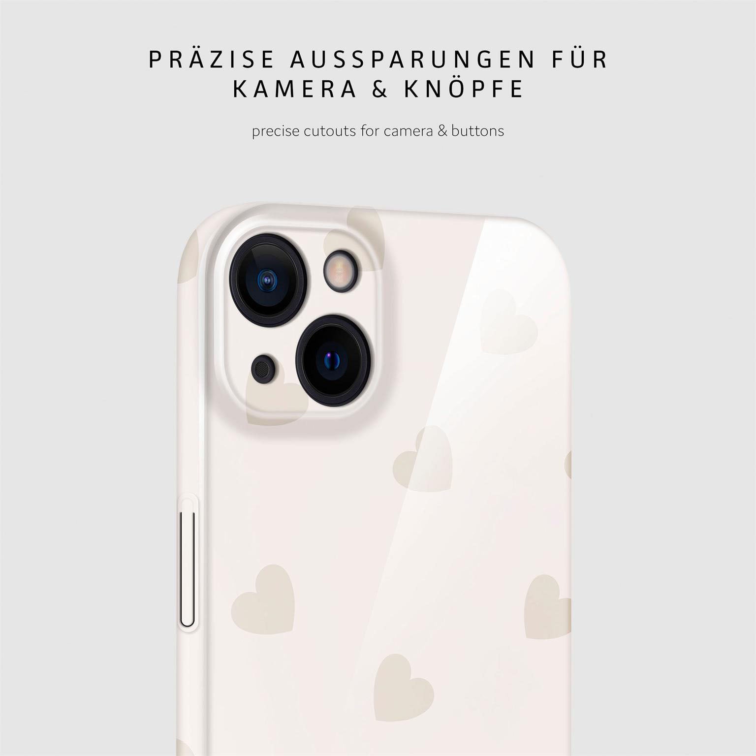 Splash Case für iPhone 15 in der Farbe Latte Love (Braun / Beige)