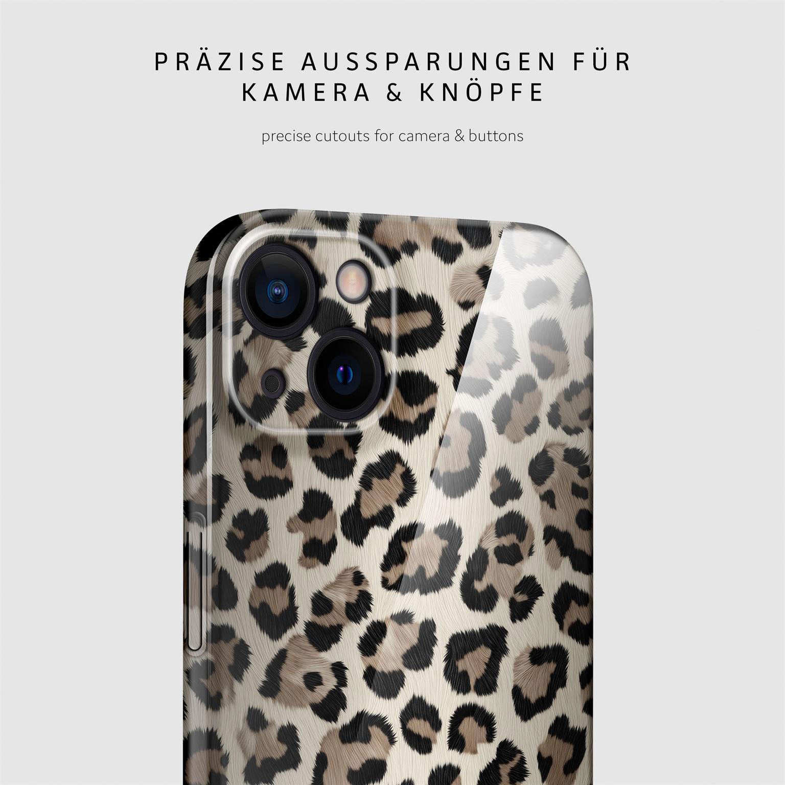 Wild Cover für iPhone 15 in der Farbe Golden Leopard (Gold)