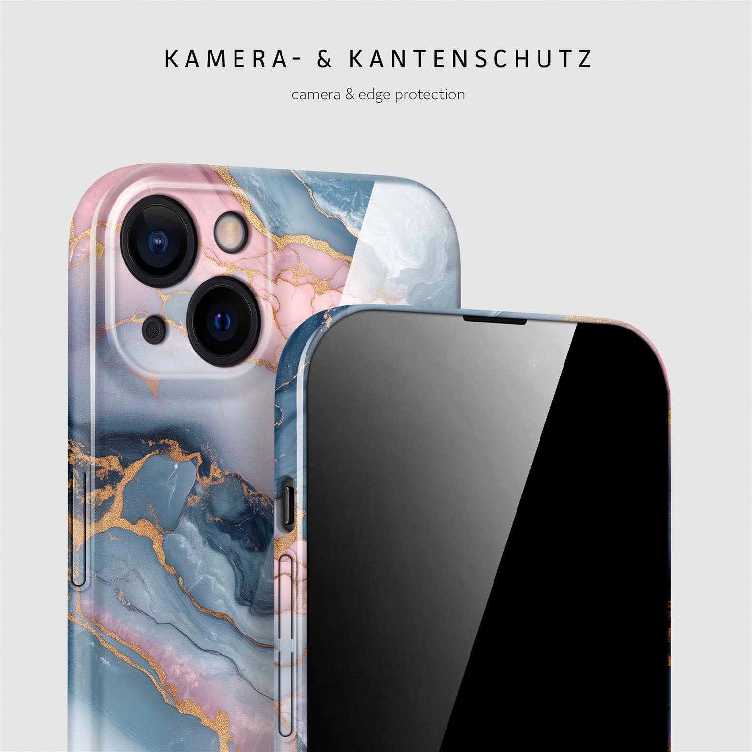 Bliss Cover für iPhone 15 in der Farbe Aurora Lagoon (Mehrfarbig (bunt))