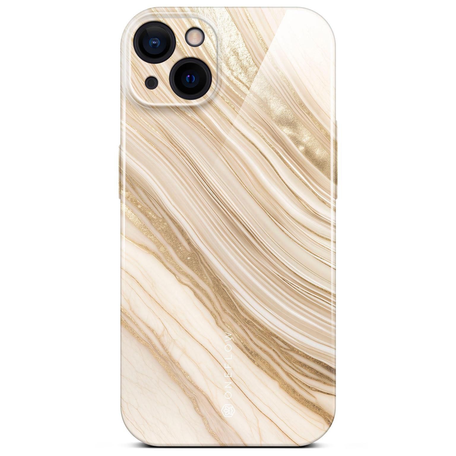 Bliss Cover für iPhone 15 in der Farbe Sand Dune (Braun / Beige)
