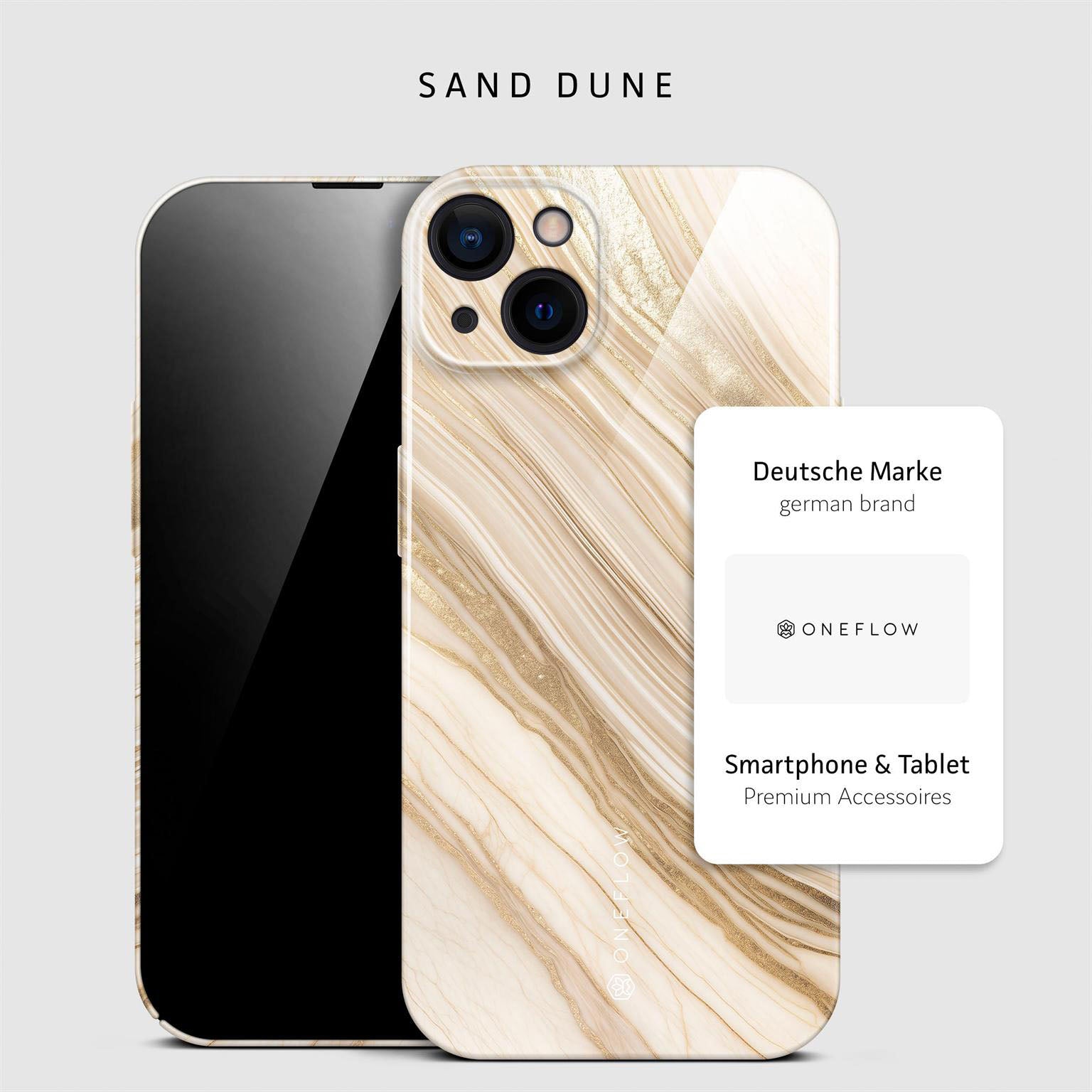 Bliss Cover für iPhone 15 in der Farbe Sand Dune (Braun / Beige)