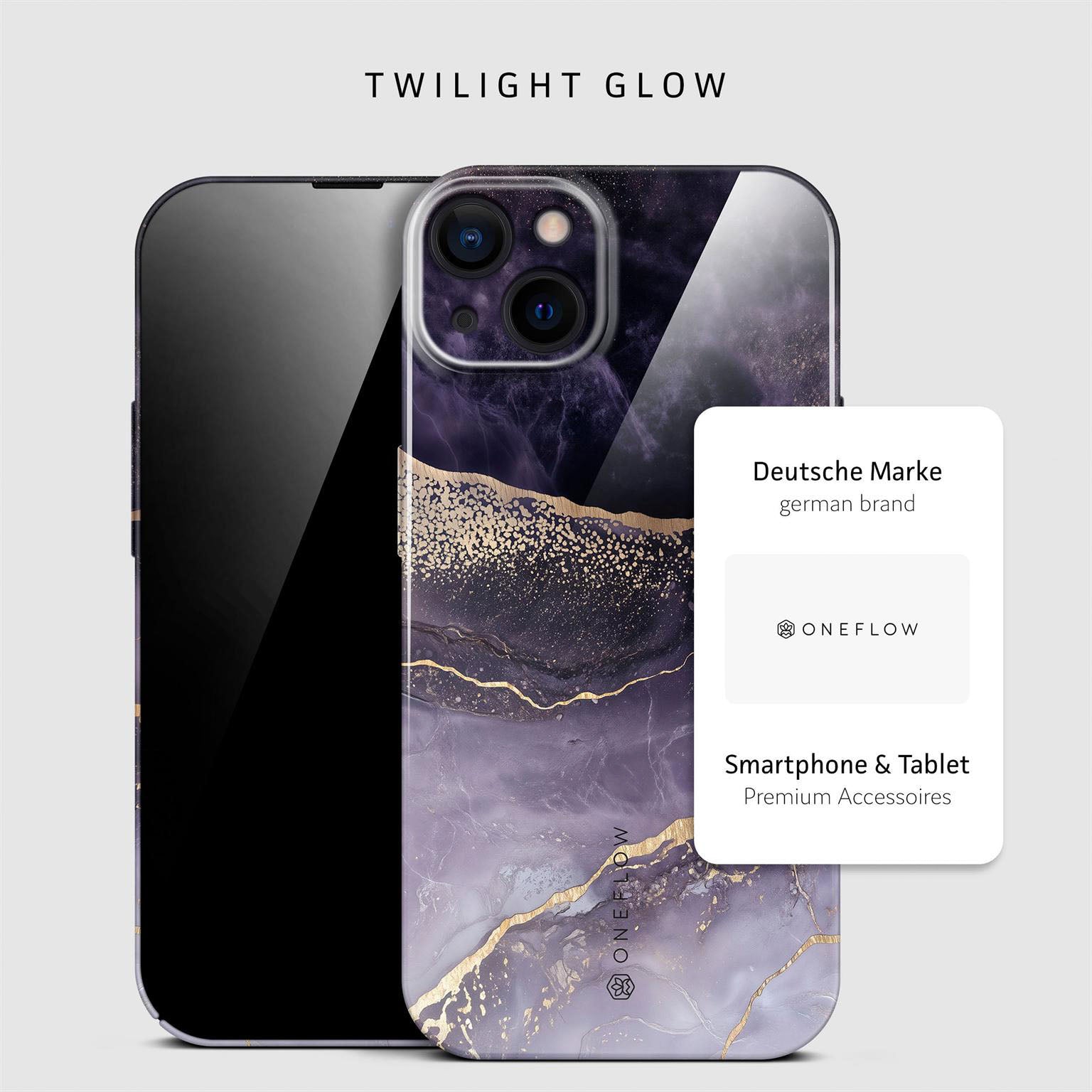 Bliss Cover für iPhone 15 in der Farbe Twilight Glow (Lila / Violett)