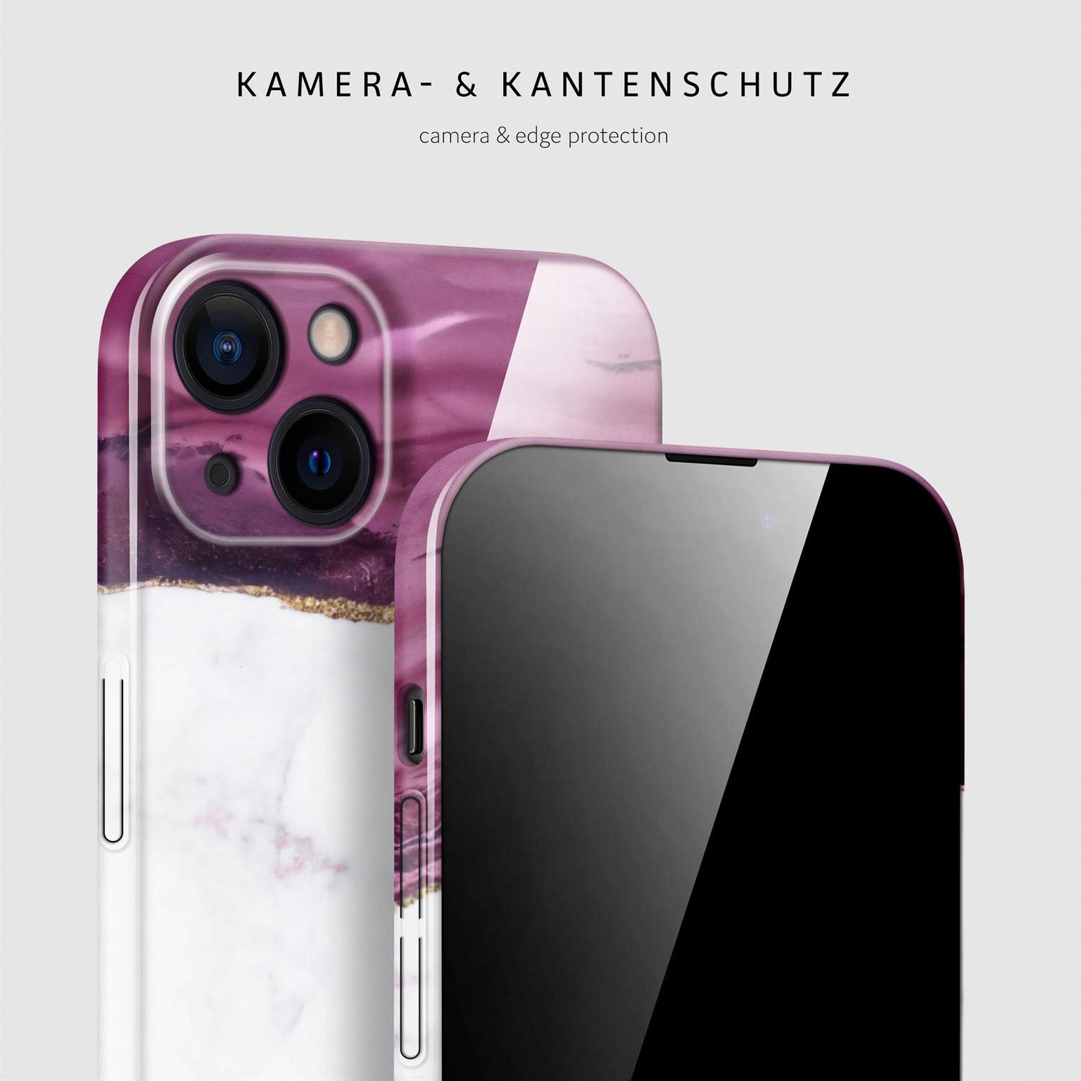 Bliss Cover für iPhone 15 in der Farbe Velvet Kiss (Rosa / Pink)