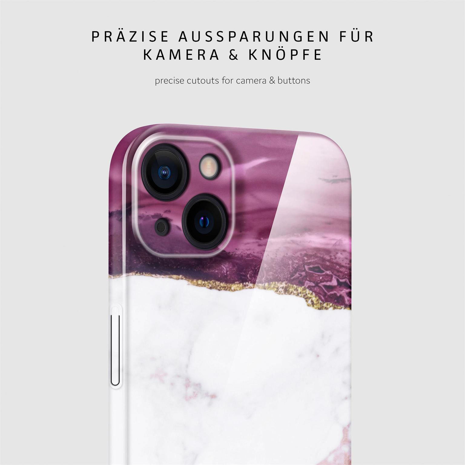 Bliss Cover für iPhone 15 in der Farbe Velvet Kiss (Rosa / Pink)