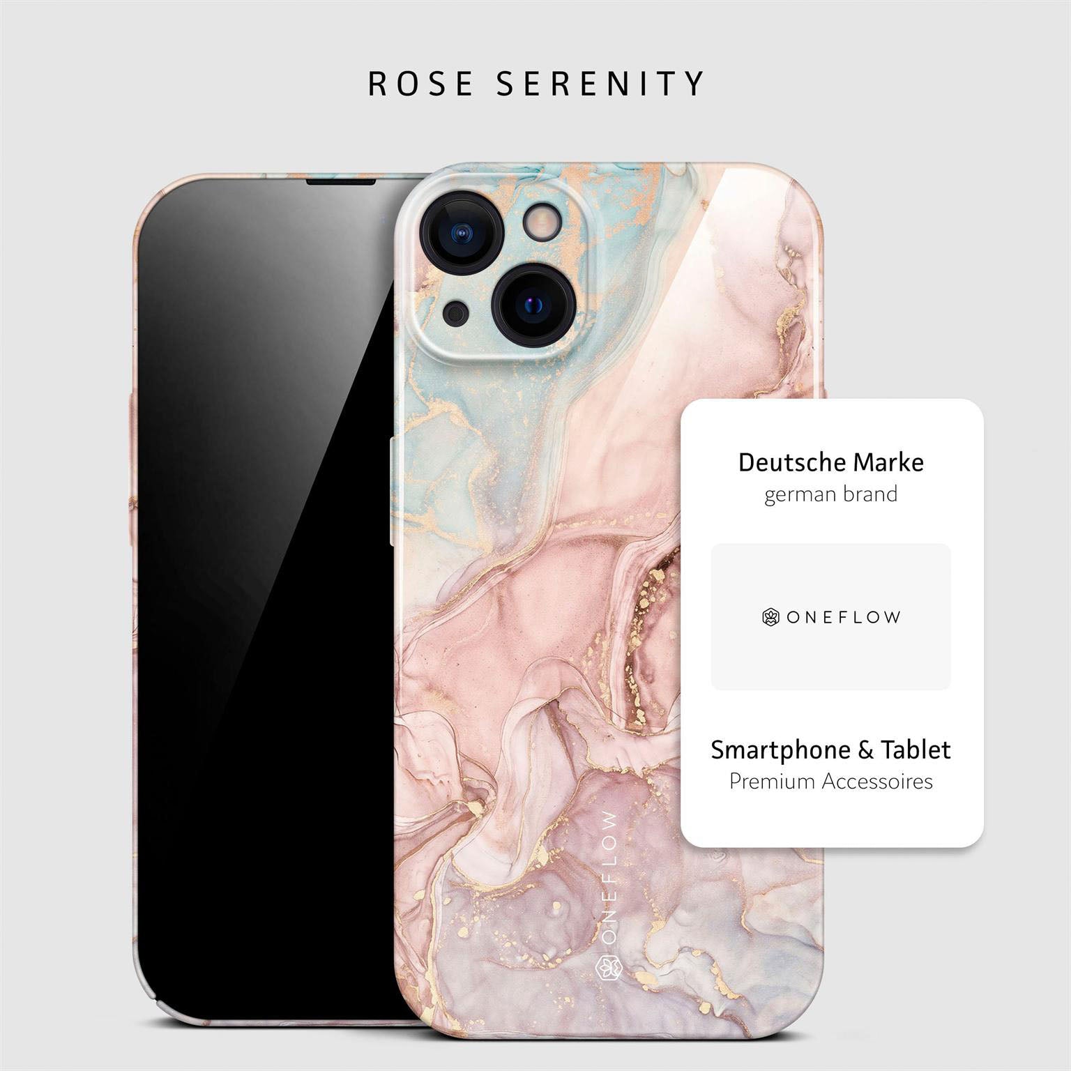 Bliss Cover für iPhone 15 in der Farbe Rose Serenity (Rosa / Pink)