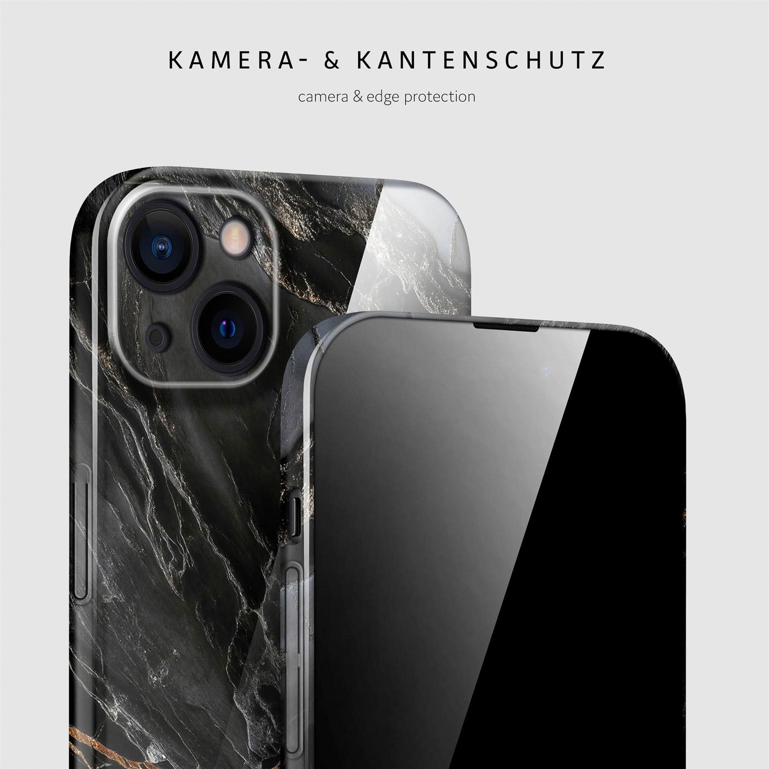 Bliss Cover für iPhone 15 in der Farbe Black Mirage (Schwarz)