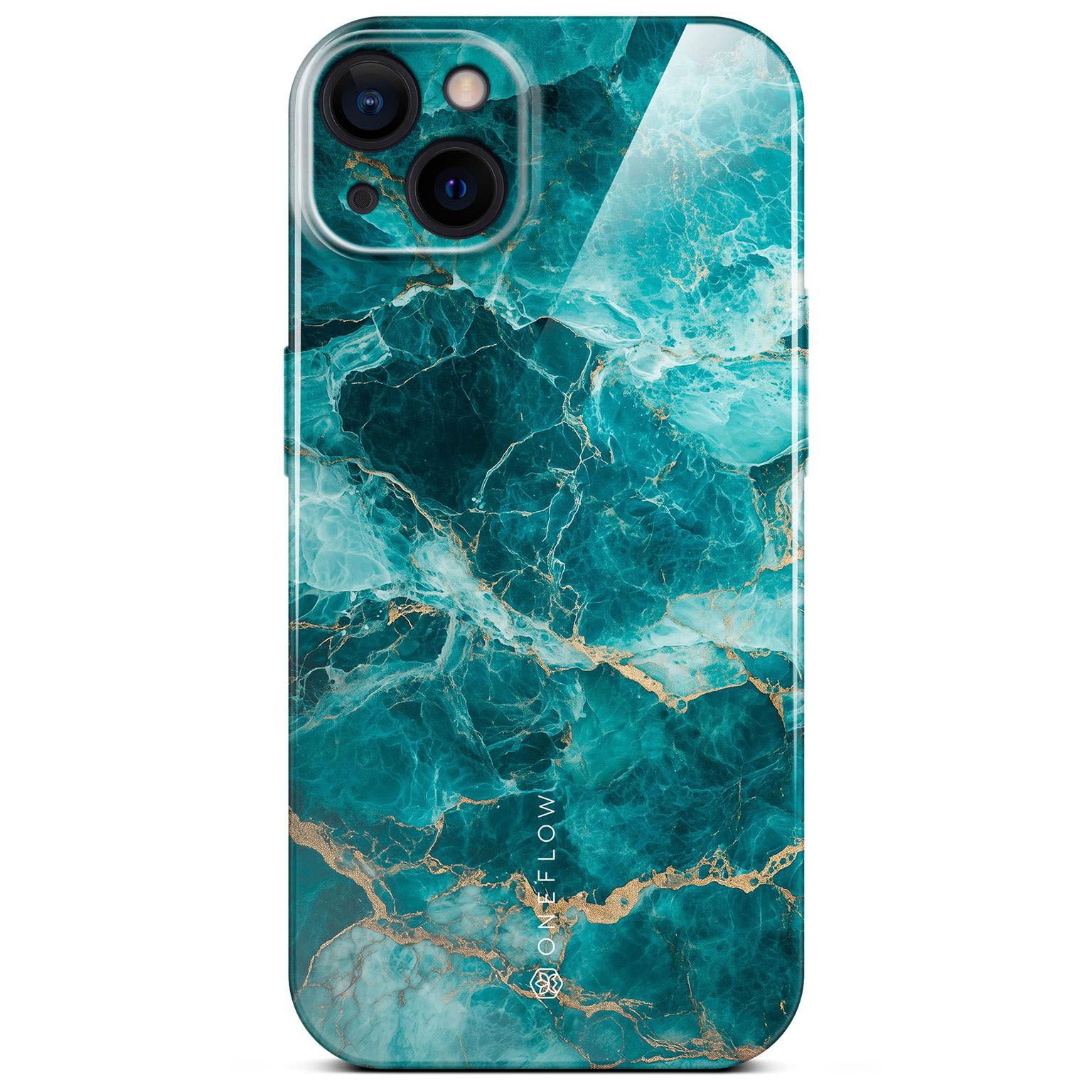 Bliss Cover für iPhone 15 in der Farbe Aqua Prism (Blau)