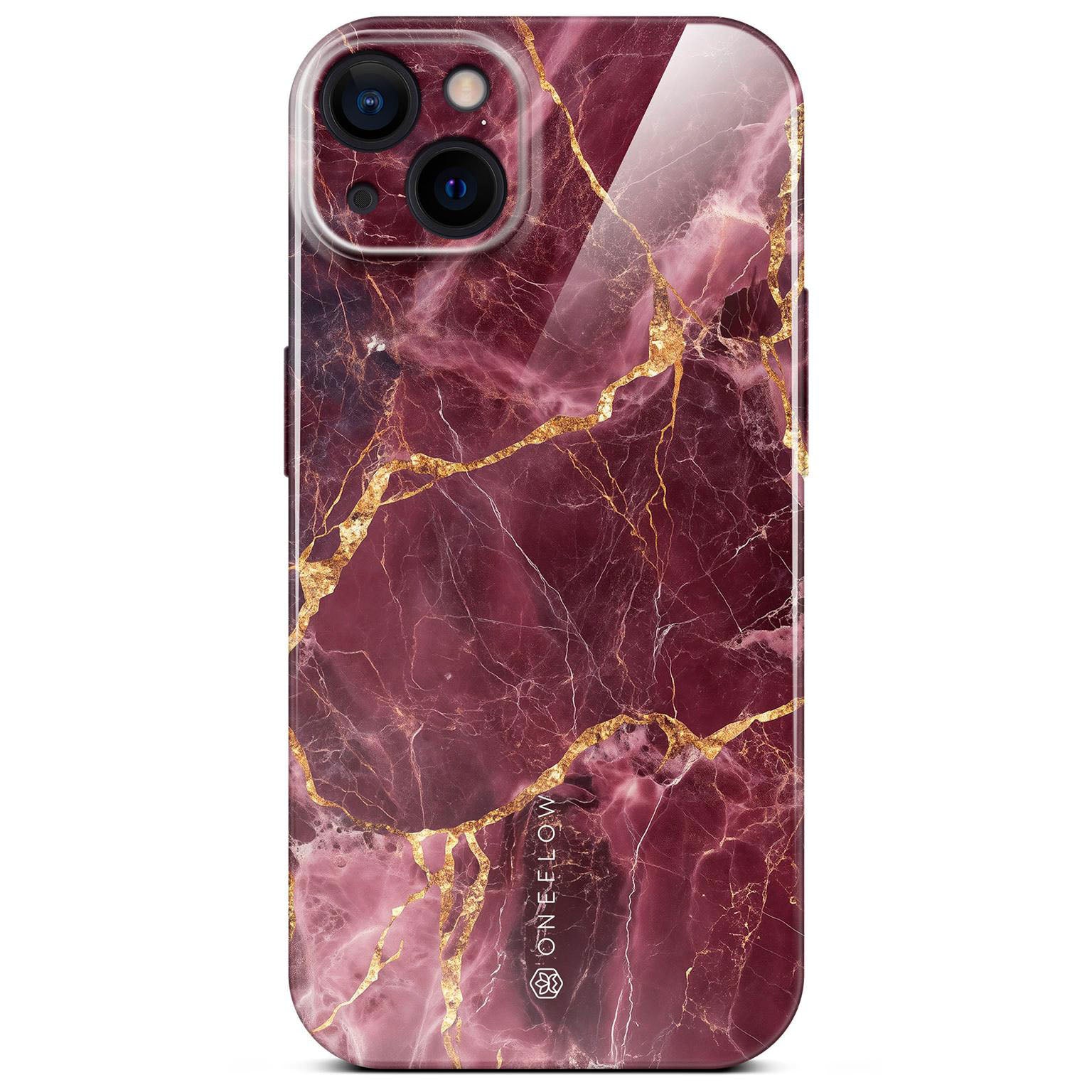 Bliss Cover für iPhone 15 in der Farbe Velvet Wine (Rot)
