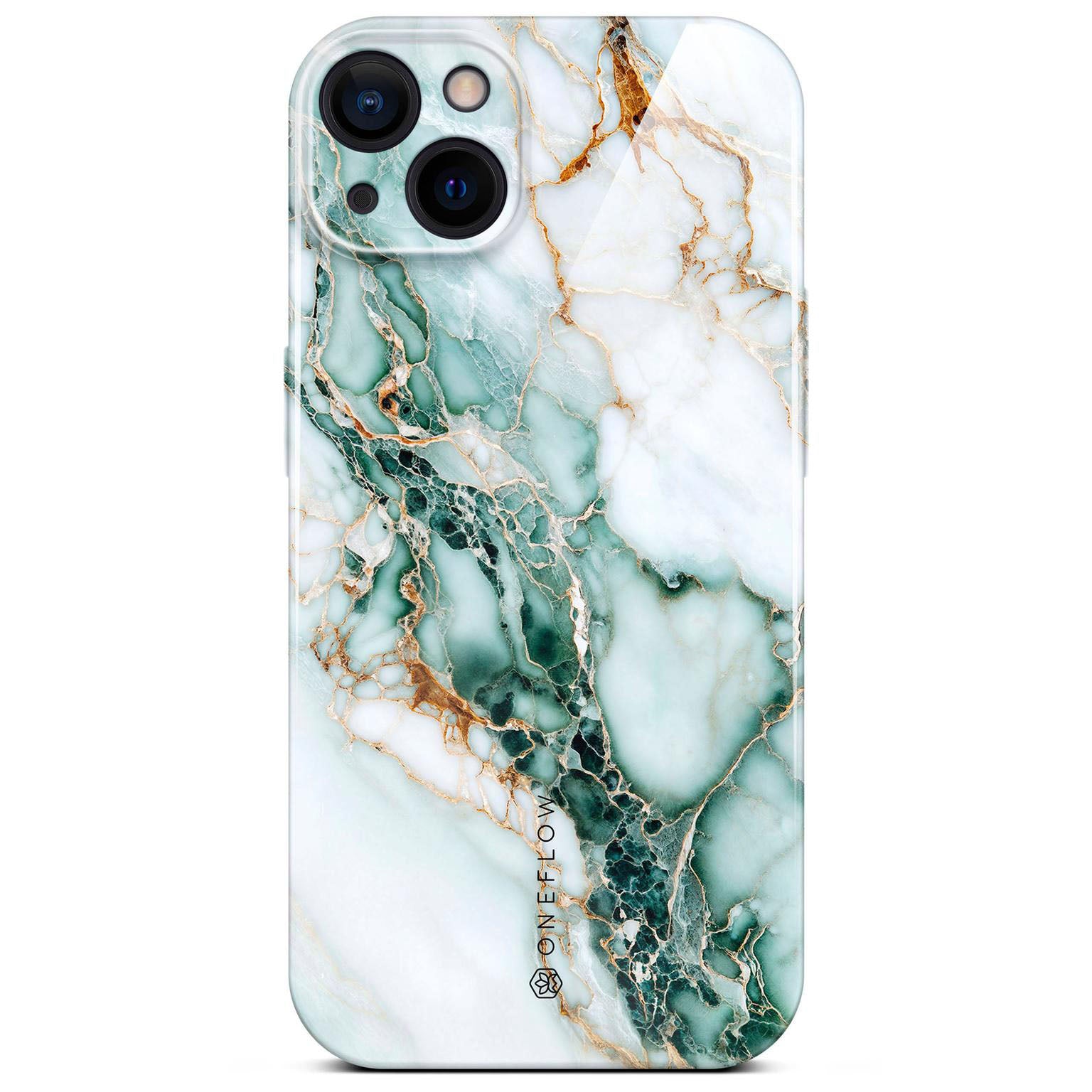 Bliss Cover für iPhone 15 in der Farbe Jade Cascade (Grün)